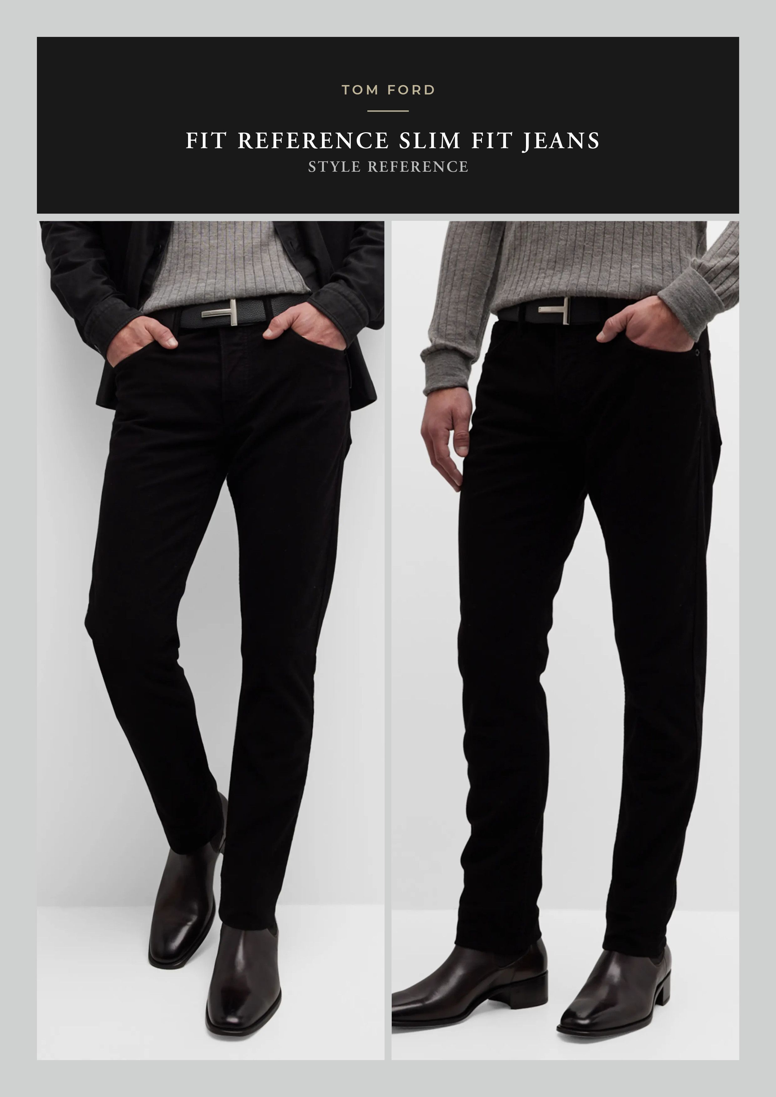 Tom Ford Effortless Cool $1K w/tax Contrast Cuff Selvedge w/stretch Size US 32 / EU 48 - 9 Thumbnail