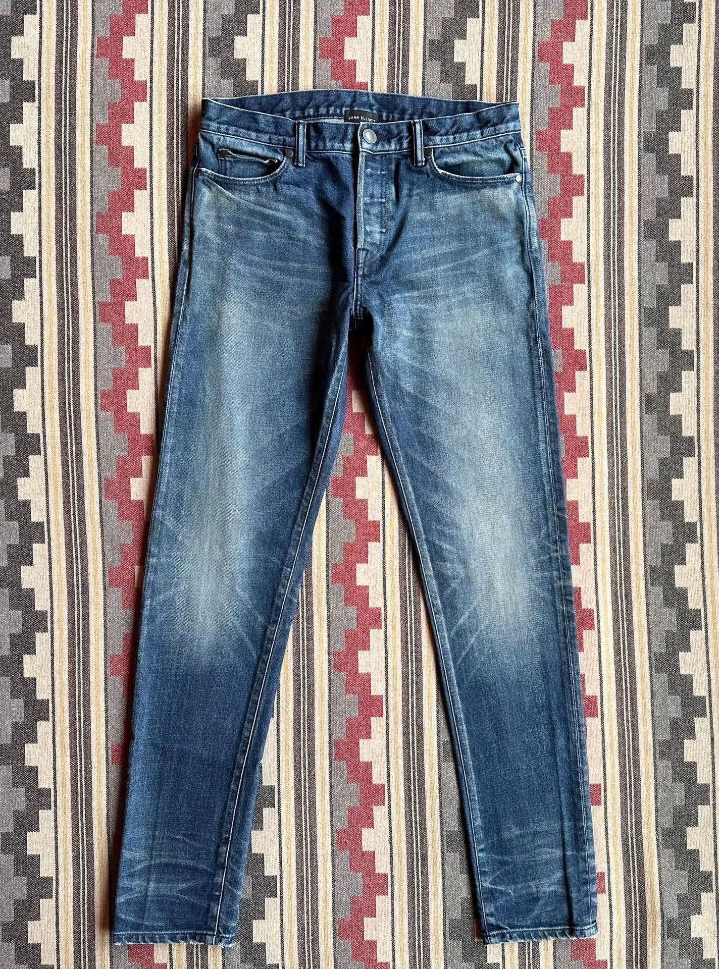 John Elliott John Elliott THE CAST 2 SLIM Heavy Wash Okayama Japan 30 Size US 30 / EU 46 - 1 Thumbnail
