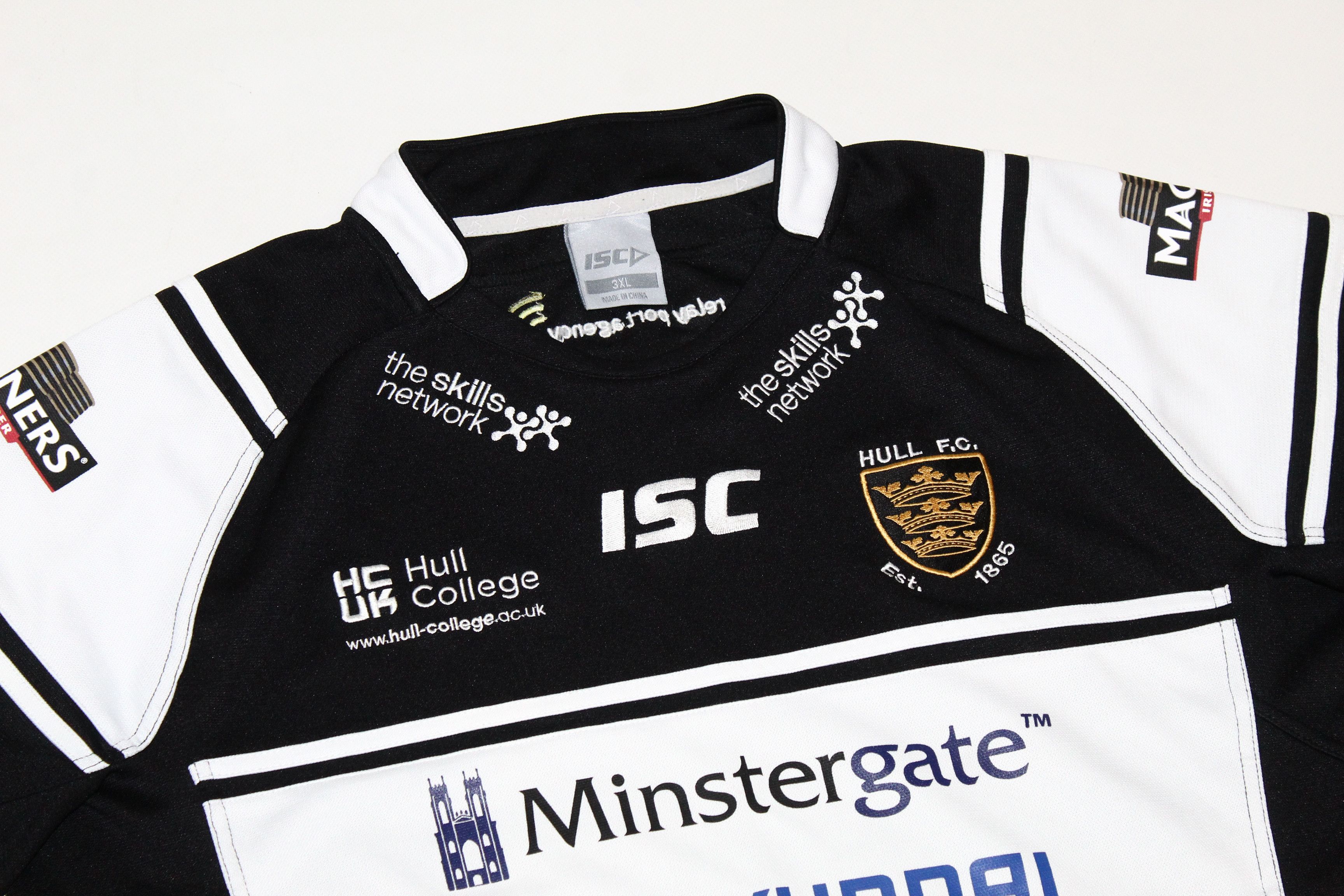 Vintage ISC RUGBY LEAGUE HULL FC HYUNDAI 2014/15 Jersey Size US XXL / EU 58 / 5 - 4 Thumbnail