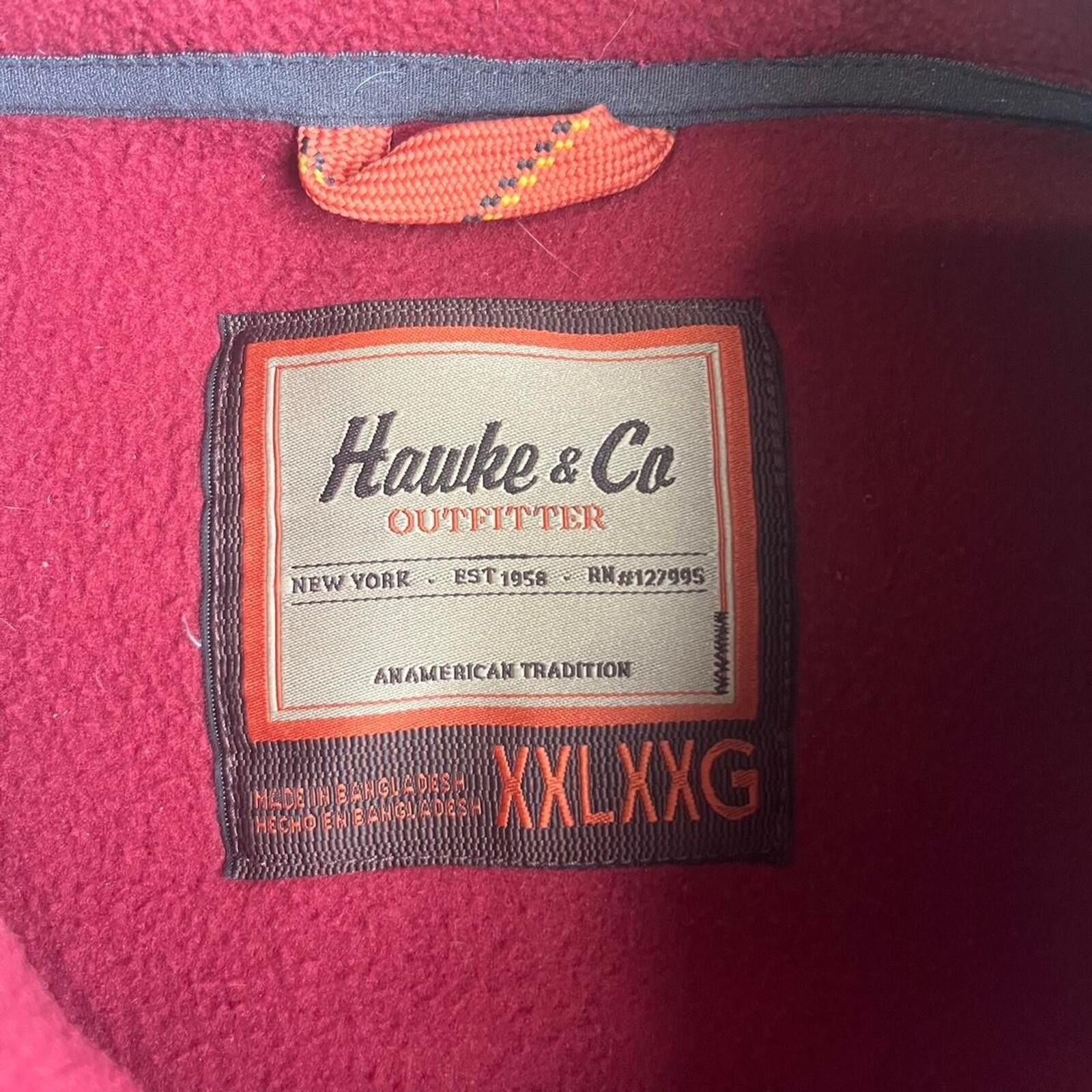 Hawke & Co Hawke & Co Red Men's Quarter Zip Sweater Jacket Size XXL Size US XXL / EU 58 / 5 - 3 Thumbnail