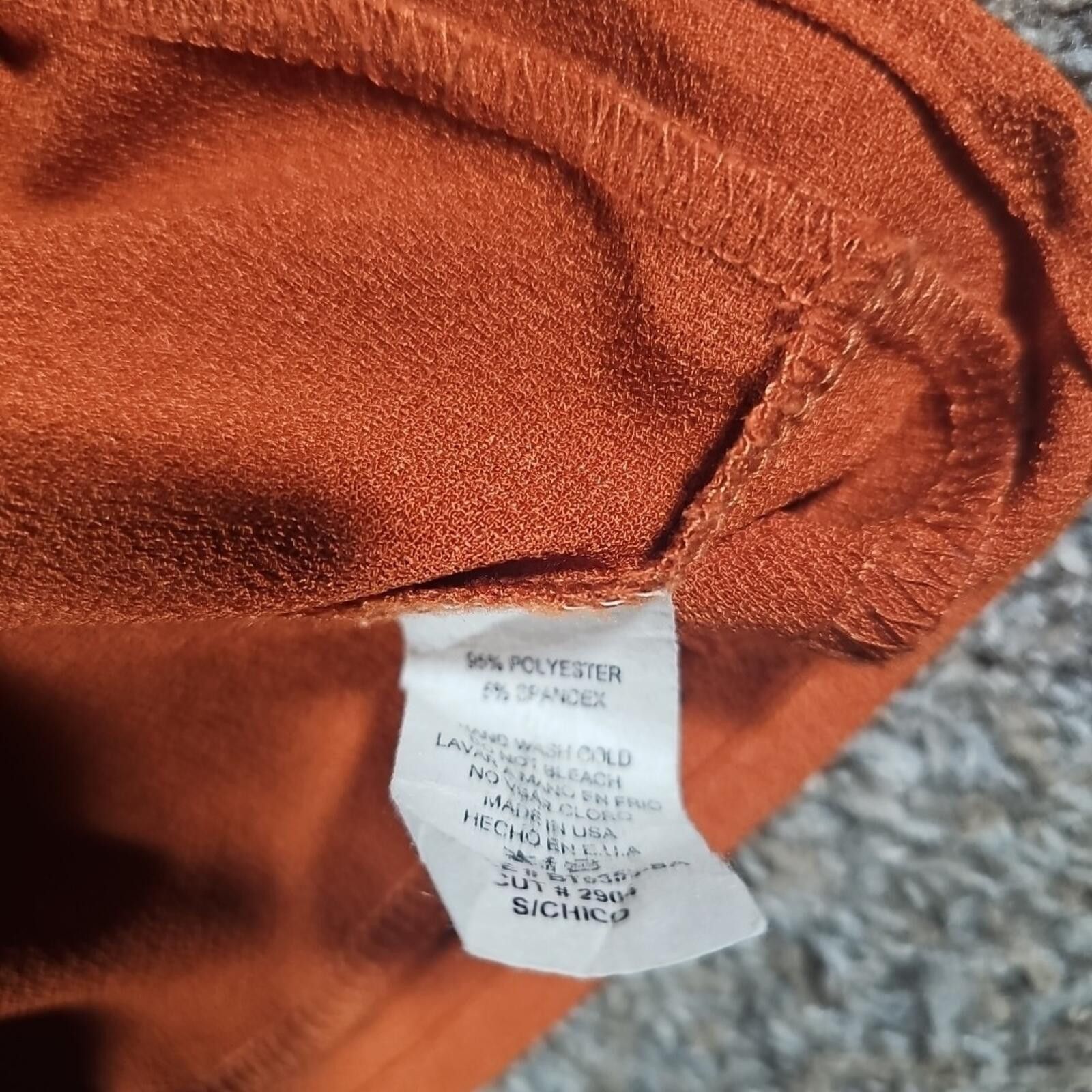 Homme + Femme La Ces Femme Burnt Orange Jumper Pantsuit Size 28" / US 6 / IT 42 - 8 Thumbnail