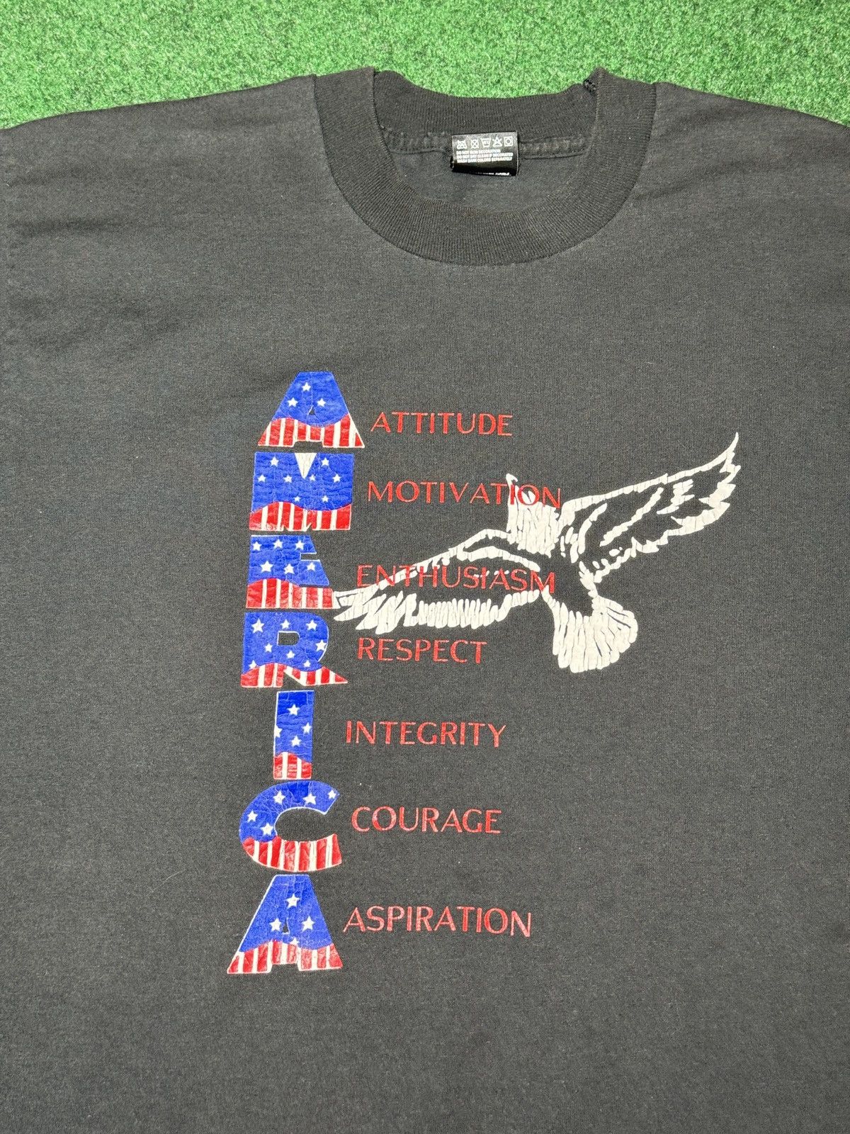 Vintage America USA Vintage 90s Truth Shall Make You Free T Shirt Size US L / EU 52-54 / 3 - 2 Thumbnail