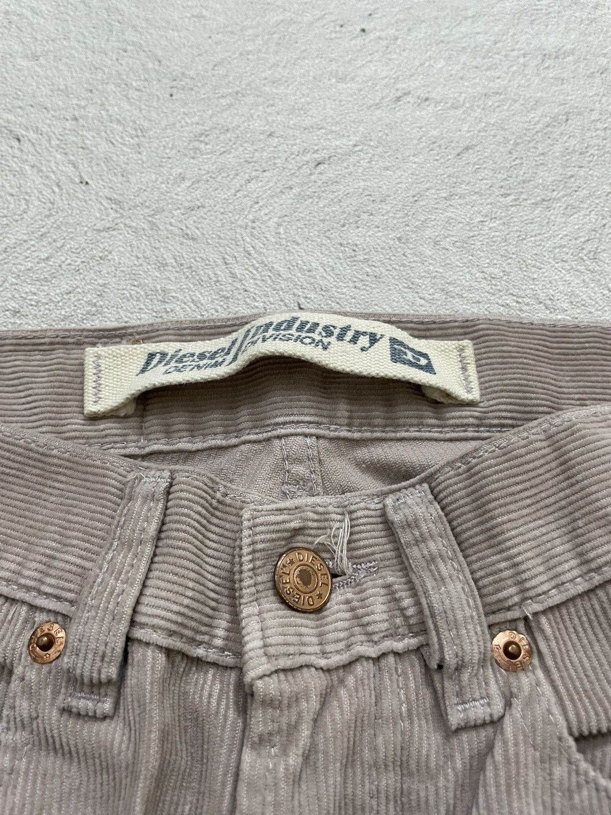 Diesel Diesel Industry Corduroy Pants 2000s Style Buttonfly Size 26" / US 2 / IT 38 - 4 Thumbnail