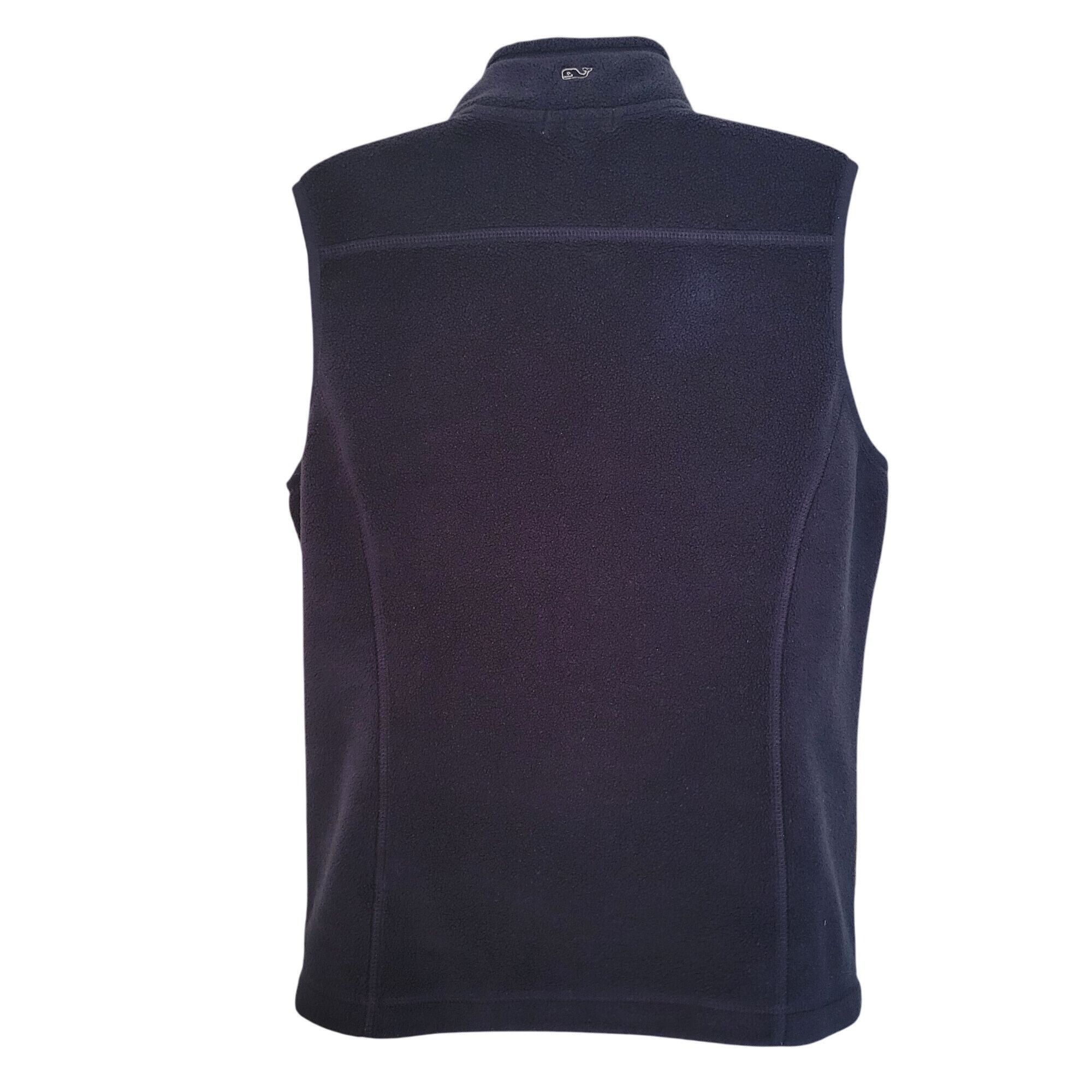 Vineyard Vines Vineyard Vines Fleece Vest M Navy Blue Full Zip Sleeveless C Size M / US 6-8 / IT 42-44 - 7 Thumbnail