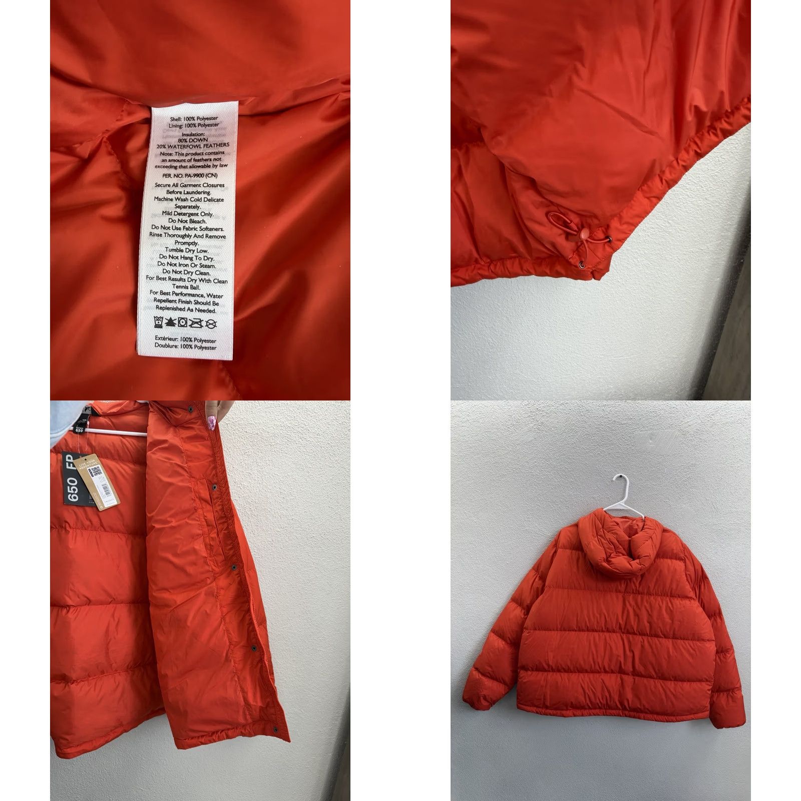 Eddie Bauer Eddie Bauer Womens Jacket Ketchum Down Red 2XL Regular Hoodie Full Zip NWTs Puffer Winter Fall Casual Travel Jacket Size XXL / US 16-18 / IT 52-54 - 8 Thumbnail