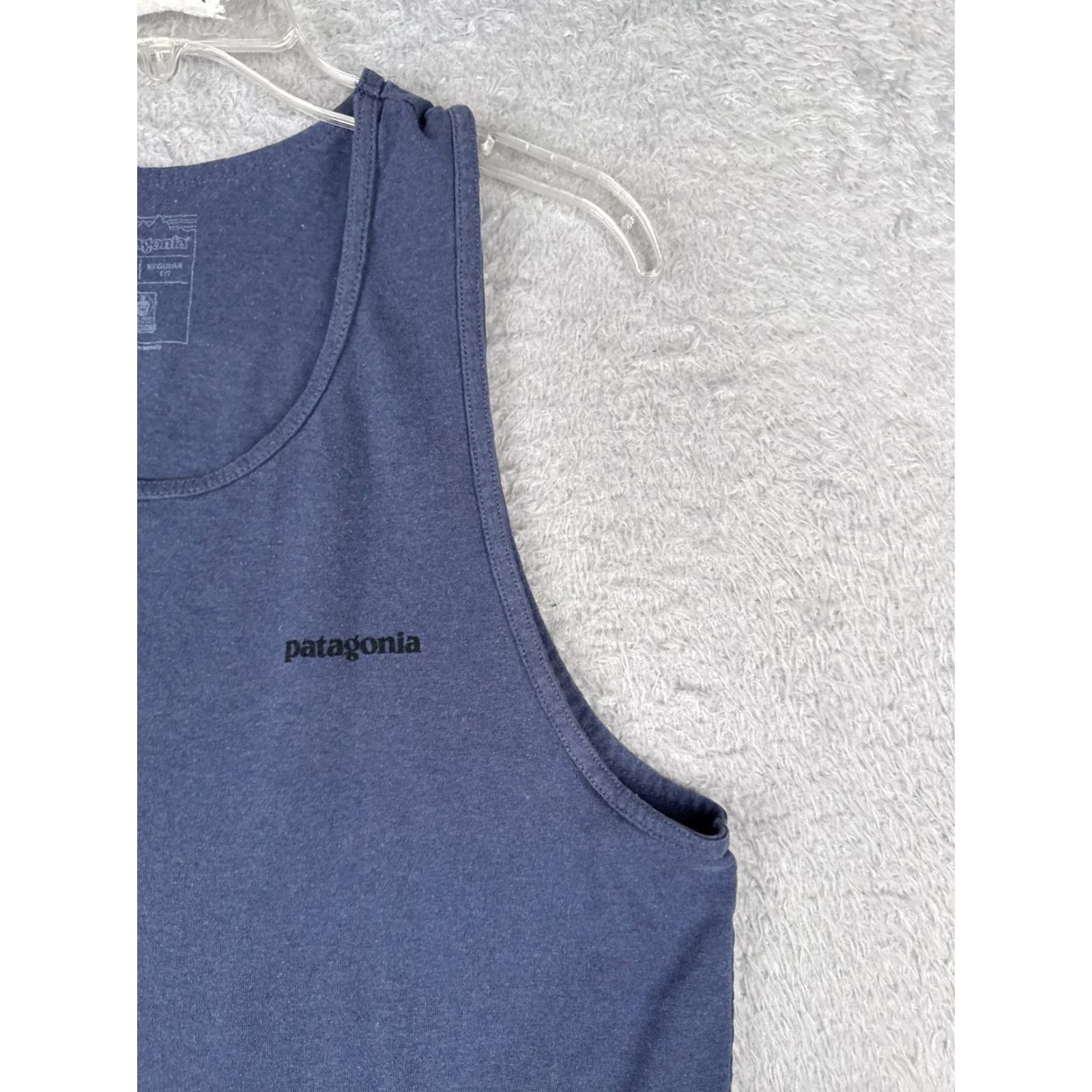Patagonia Patagonia Shirt Womens Large Blue Tank Sleeveless Cotton Poly Blend Fitz Roy Size L / US 10 / IT 46 - 2 Thumbnail