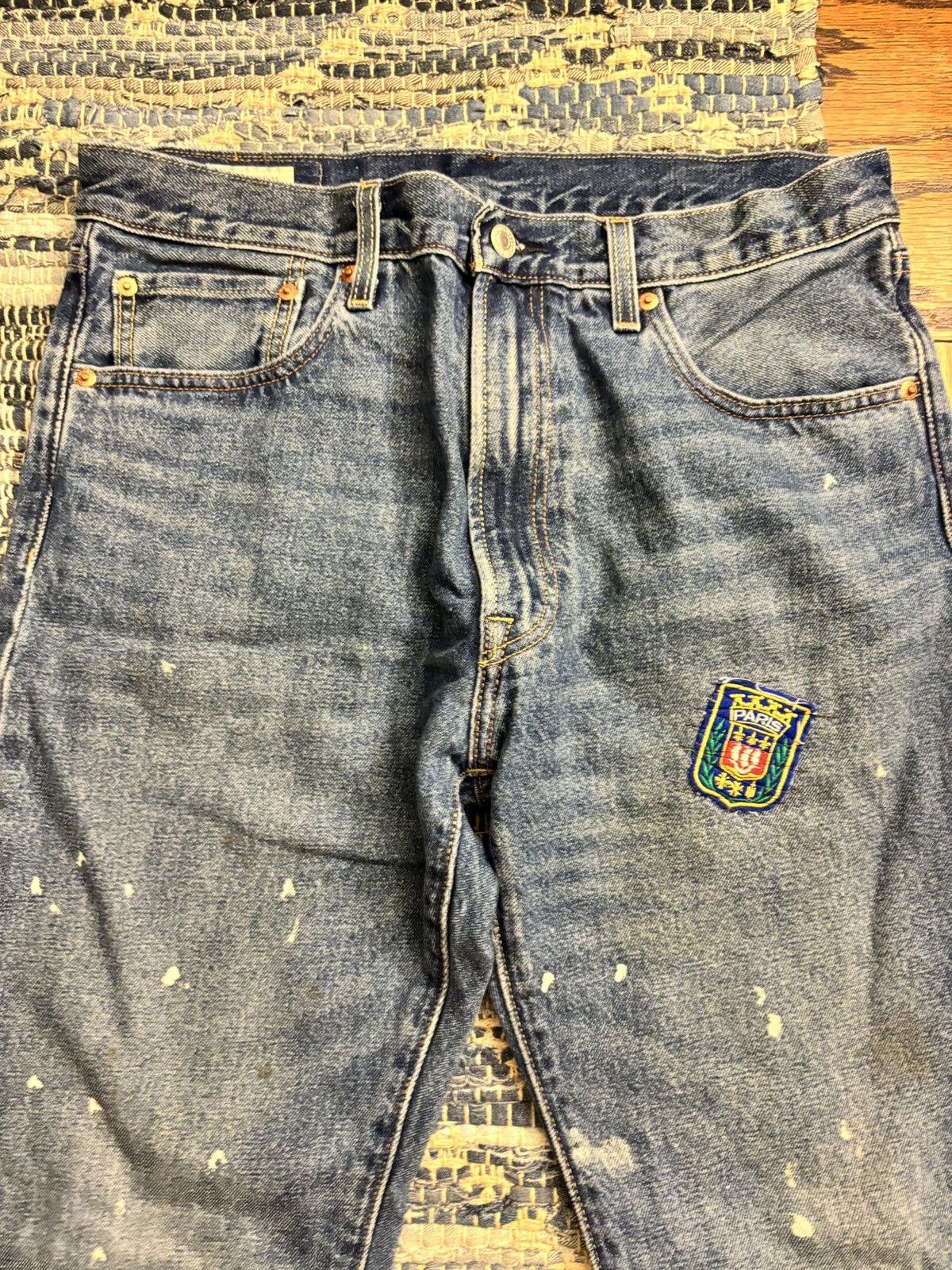 Levi's × Levi's Vintage Clothing × Vintage Vintage Levis 551 Patchwork Size US 33 - 3 Thumbnail