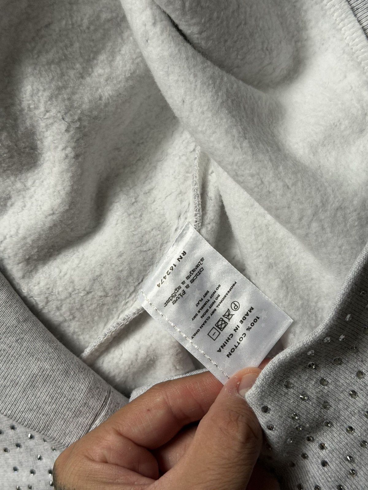 Sp5der Sp5der VVS Hoodie Grey Size US L / EU 52-54 / 3 - 7 Thumbnail