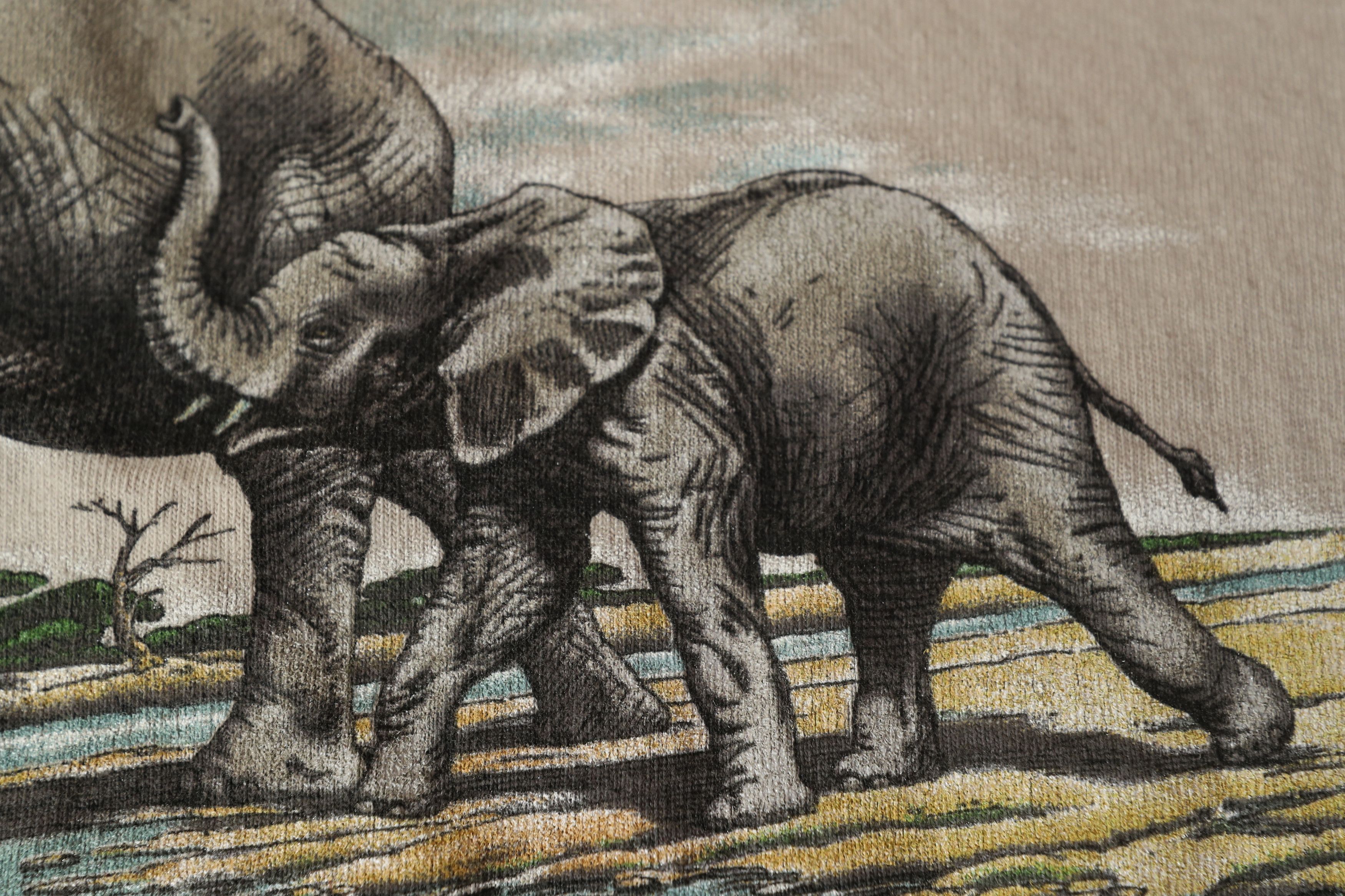 Habitat Habitat 1998 Elephants Vintage Single Stitch Tee (L) Size US L / EU 52-54 / 3 - 6 Thumbnail