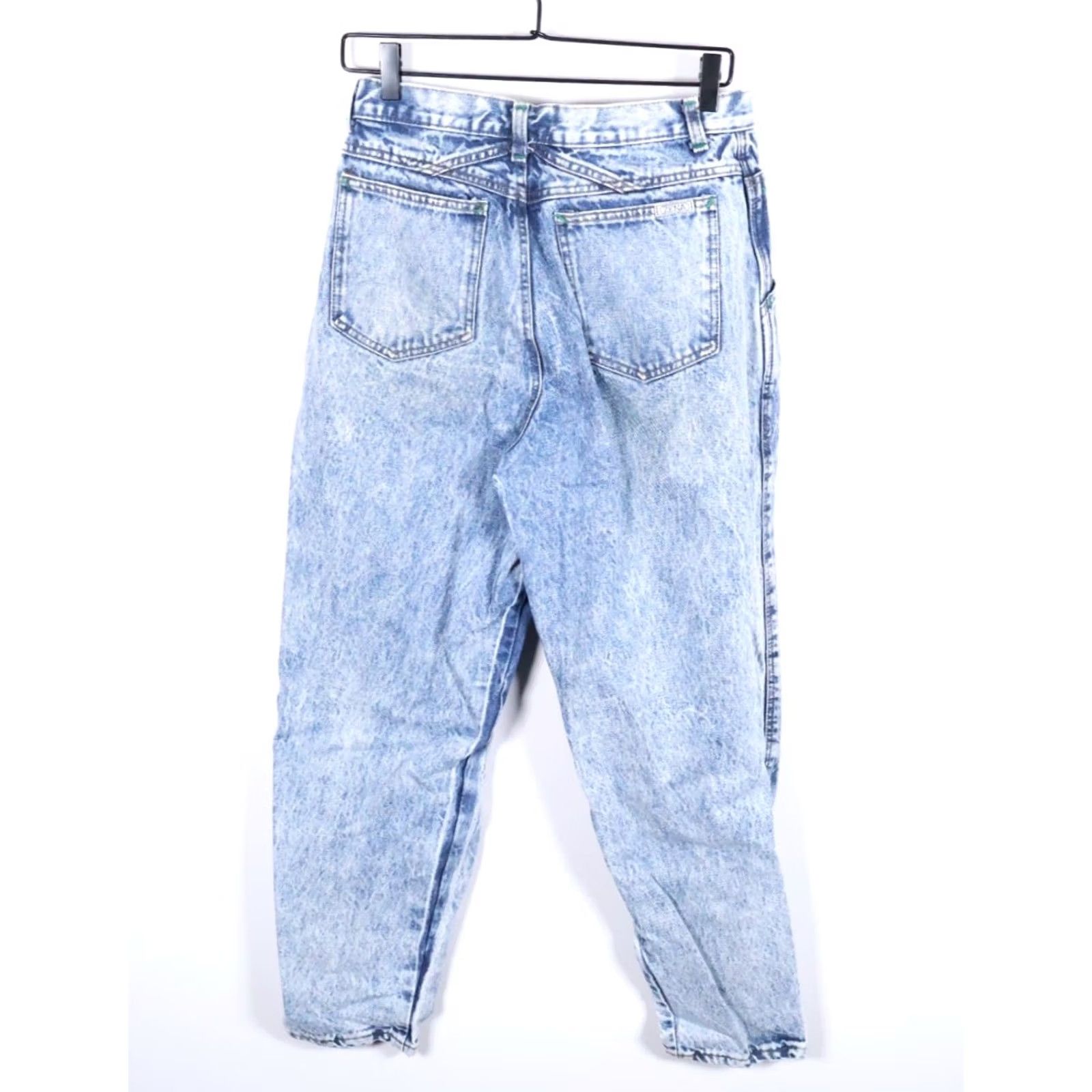 Vintage VINTAGE ZENA Jeans 80s 90s Classic Hipster Retro Women's 12 (28/28) Blue Acid Wash High Waisted Mom Denim Shipped Free Second Item Size 34" / US 12 / IT 48 - 2 Thumbnail