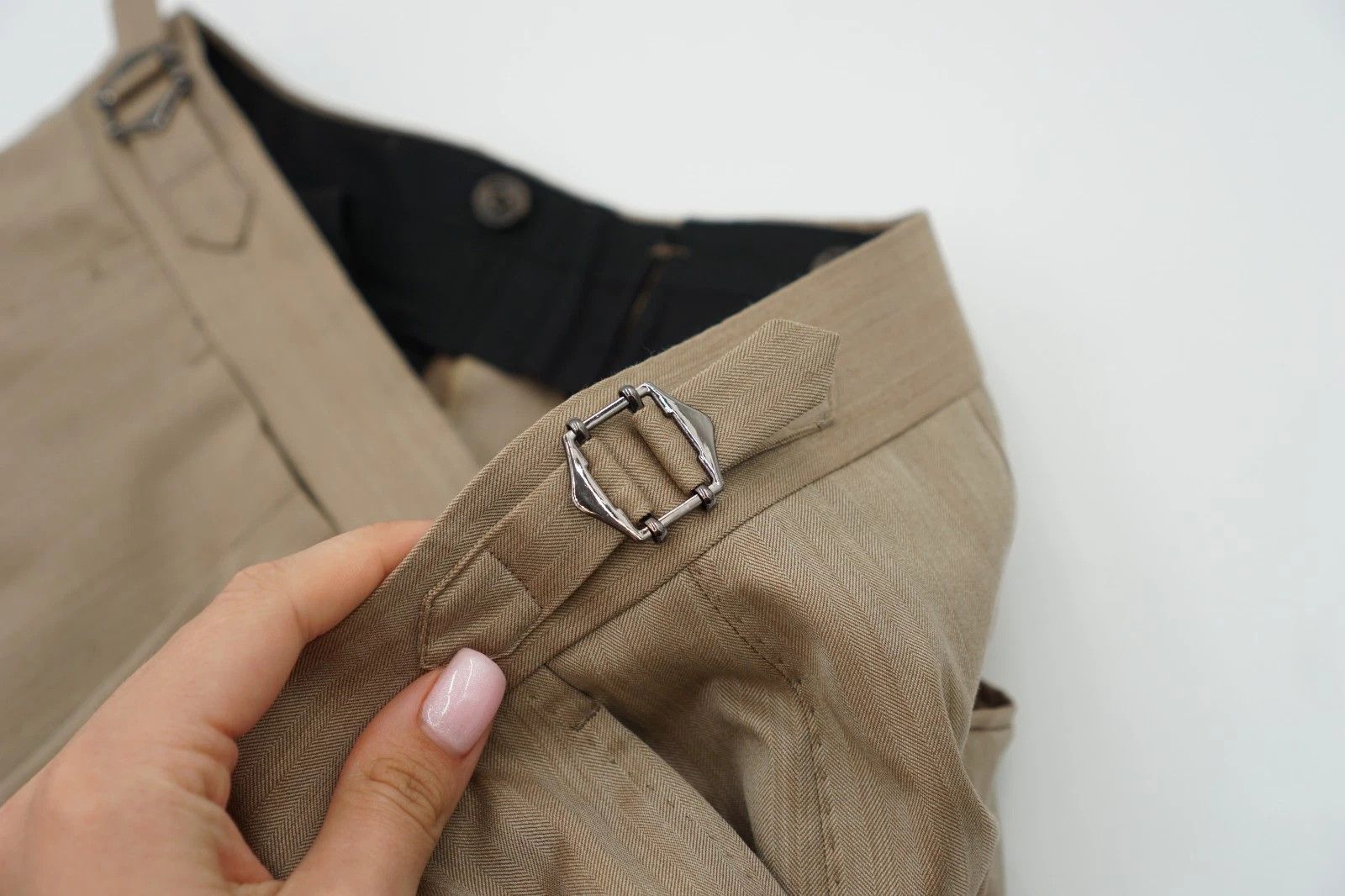 Suitsupply Men Suitsupply Pants Brown Ariston Wool Size 26 UK/US42S Size 42S - 4 Thumbnail