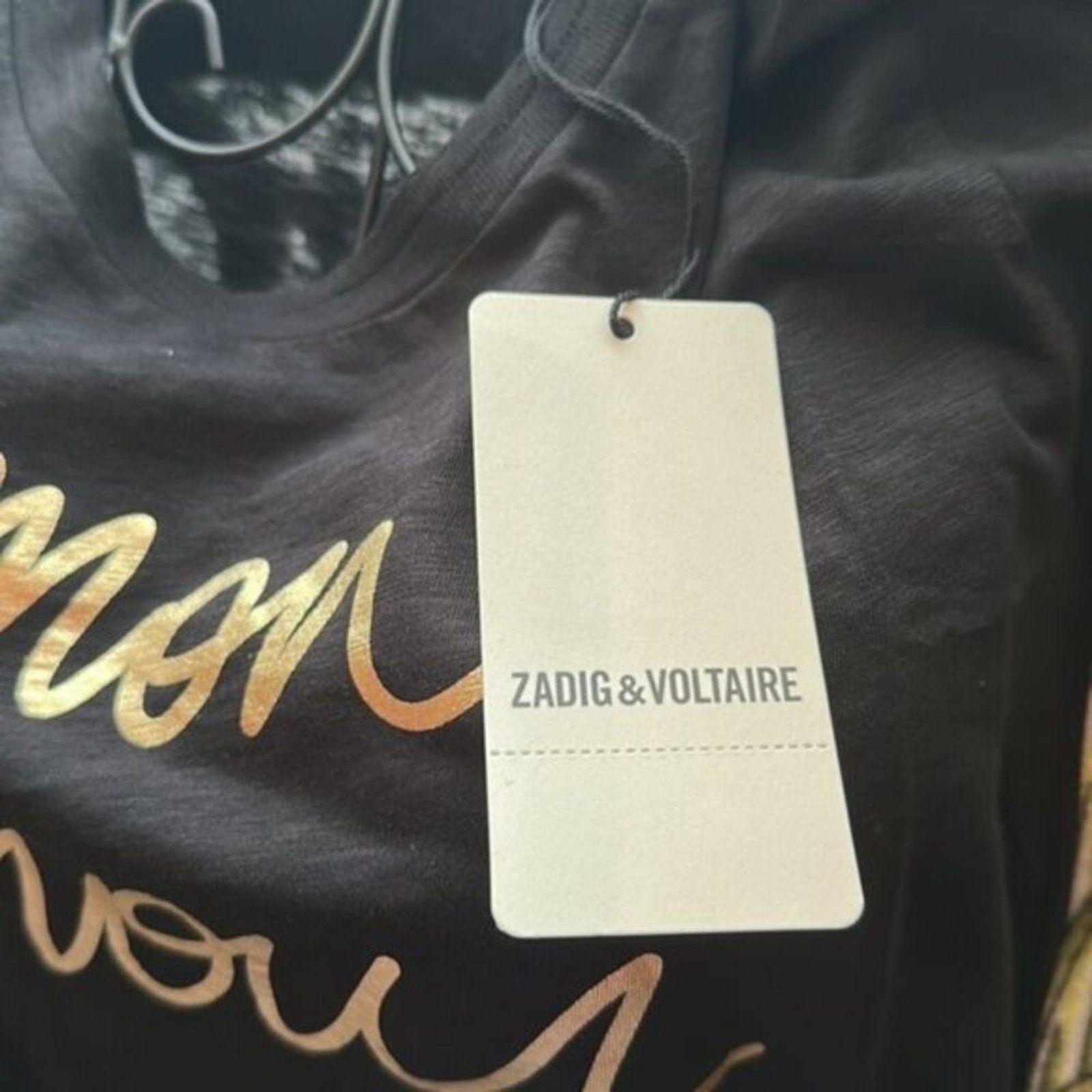 Zadig & Voltaire zadig and voltaire mon foil amour tee M Size M / US 6-8 / IT 42-44 - 5 Thumbnail