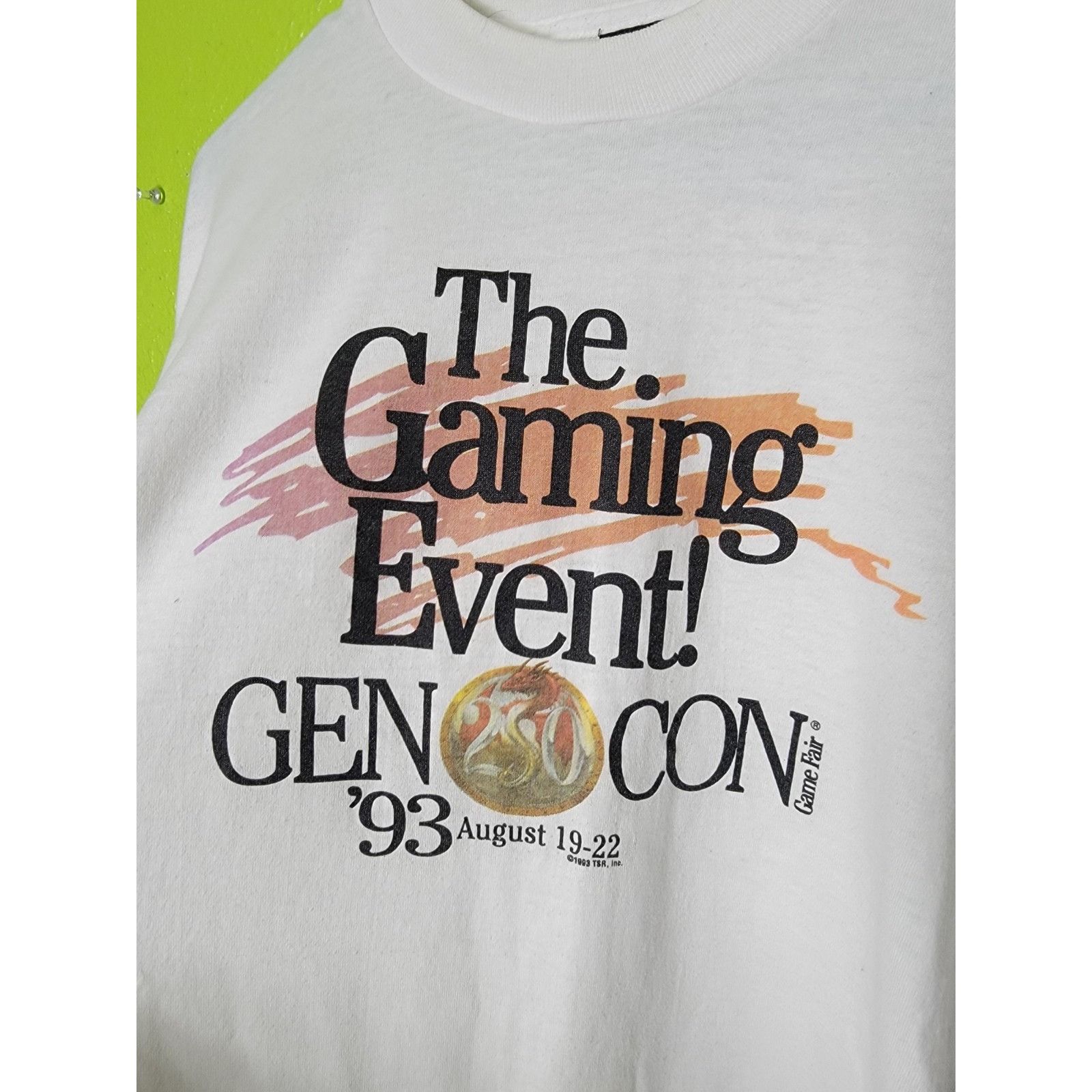 Other Magic the Gathering Introduced XL Single Stitch 93 GEN CON G Size US XL / EU 56 / 4 - 5 Thumbnail