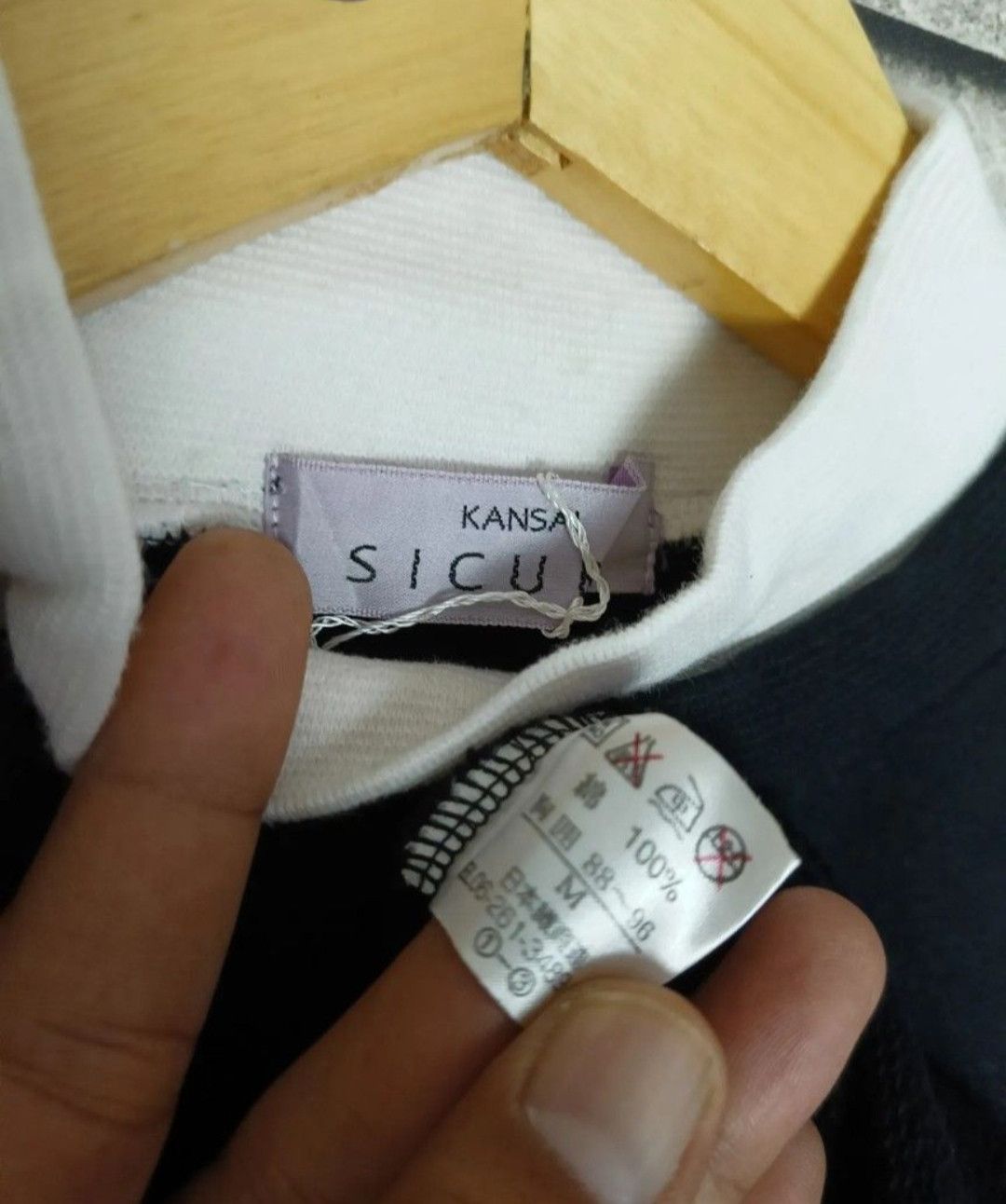 Kansai Yamamoto Vintage Kansai sicuro by Kansai yamamoto crewneck Size US M / EU 48-50 / 2 - 5 Thumbnail