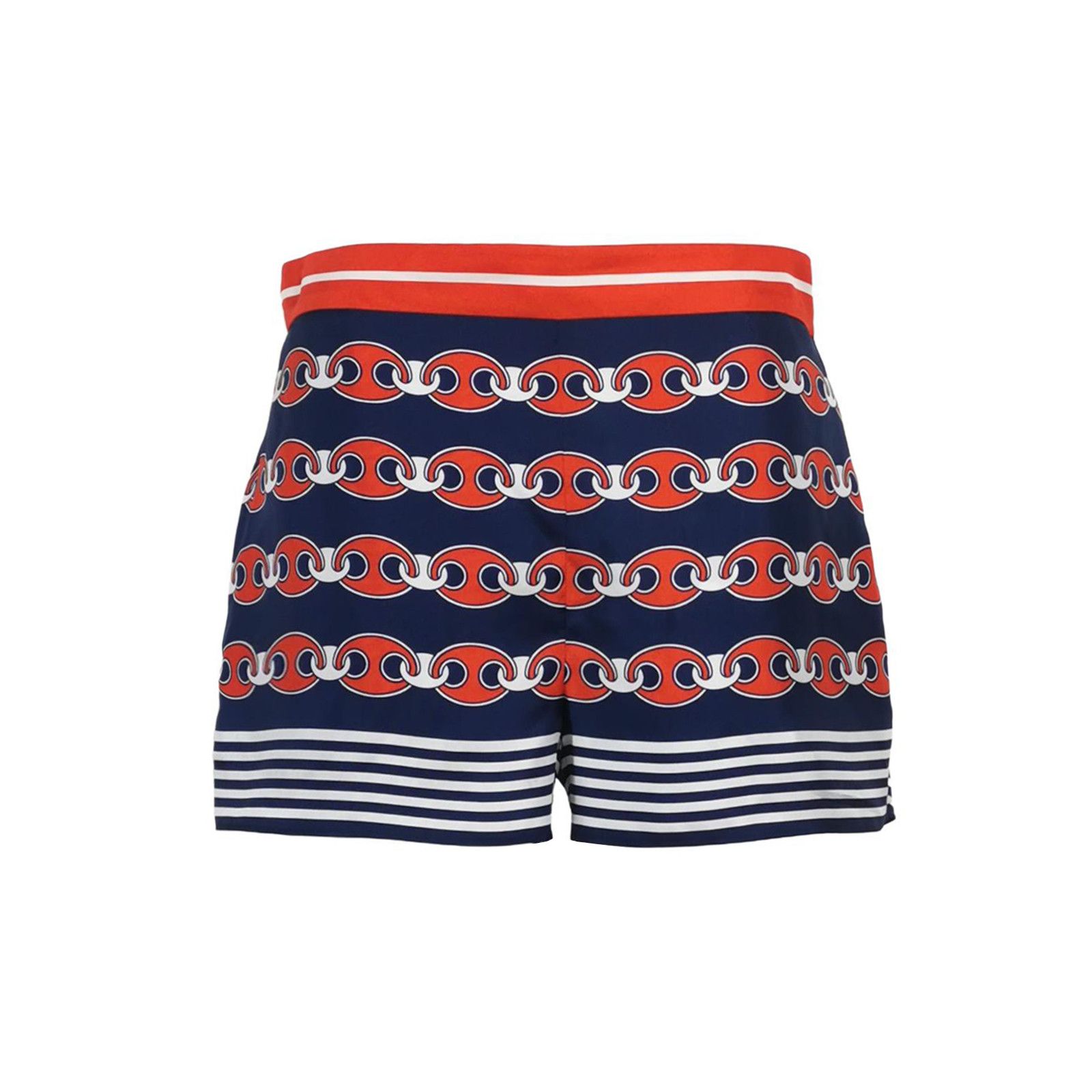 Gucci Gucci Chain Print Silk Shorts it_38 Size 26" / US 2 / IT 38 - 1 Thumbnail