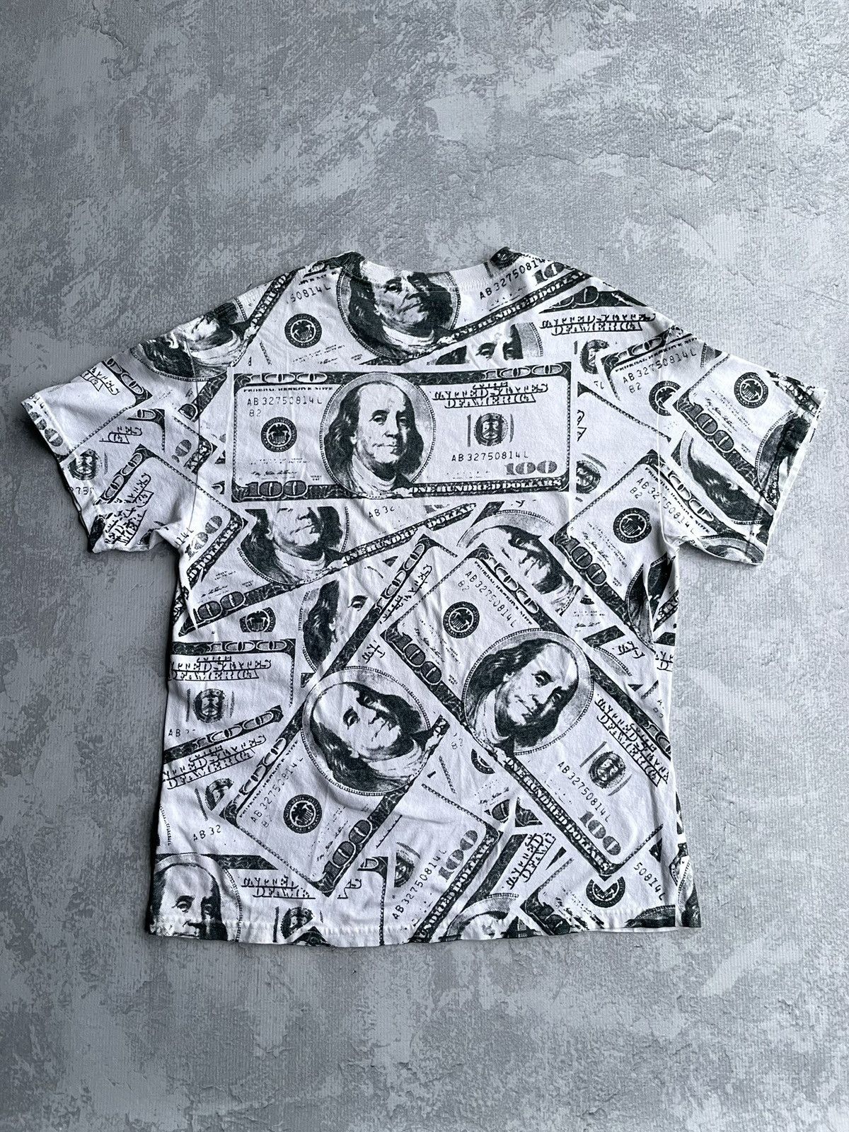 Rap Tees Vintage 90s Cash Money All Over Print Tee Shirt Size US L / EU 52-54 / 3 - 3 Thumbnail