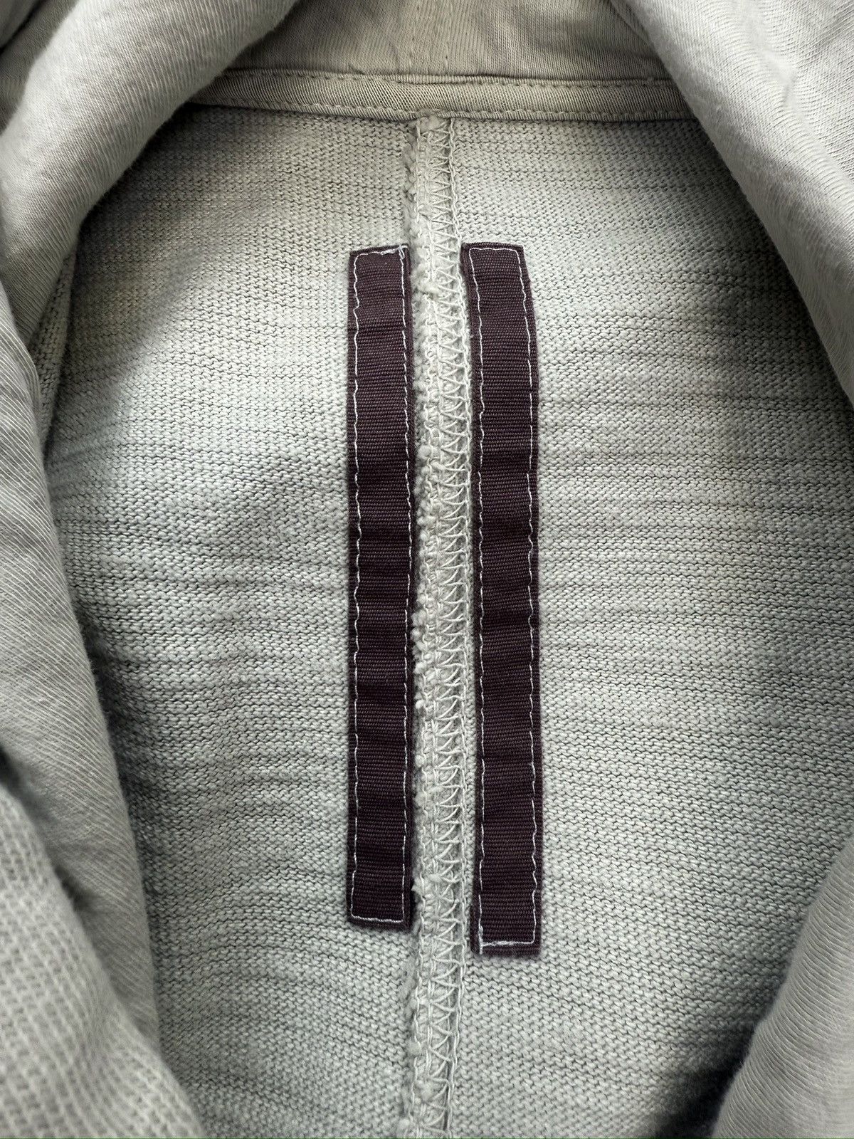 Rick Owens Rick Owens Grey Light Weight Oversized Hoodie Size US M / EU 48-50 / 2 - 2 Thumbnail
