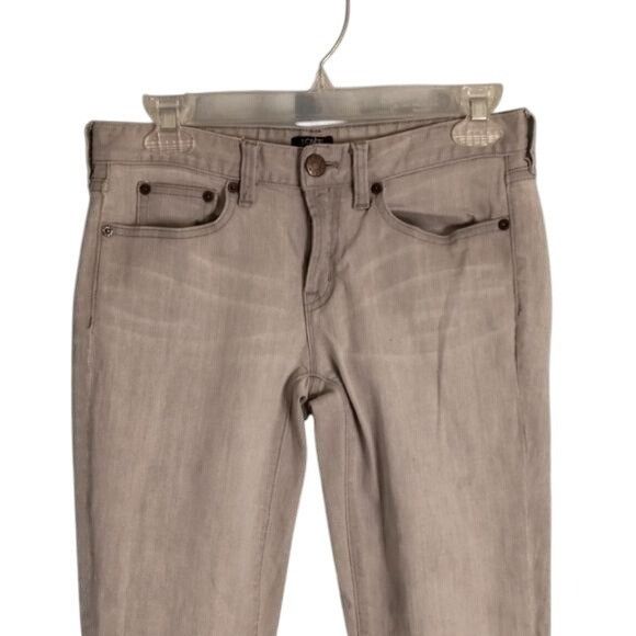 J.Crew J Crew Factory Size 27 Jeans Womens Gray Denim Skinny Toothp Size 27" / US 4 / IT 40 - 2 Thumbnail