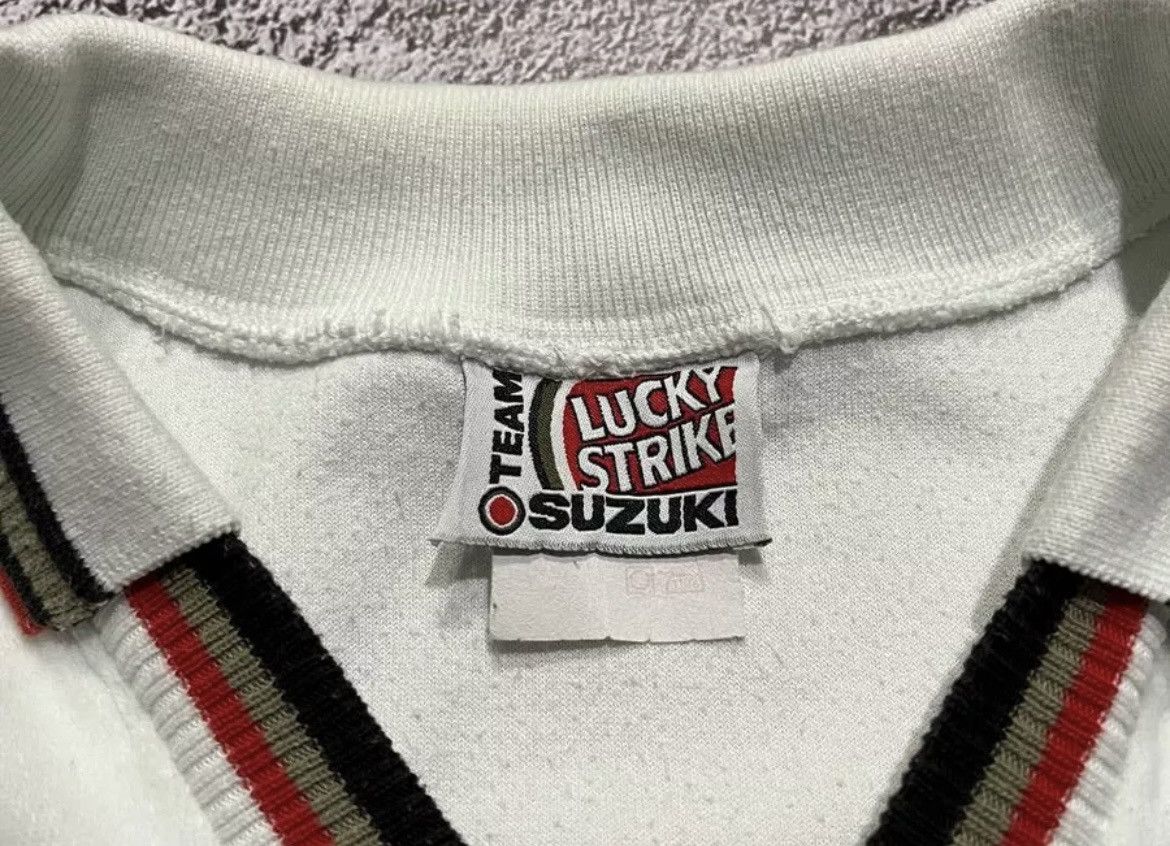 Vintage Polo Lucky Strike Team Suzuki White Size L Size US L / EU 52-54 / 3 - 7 Thumbnail