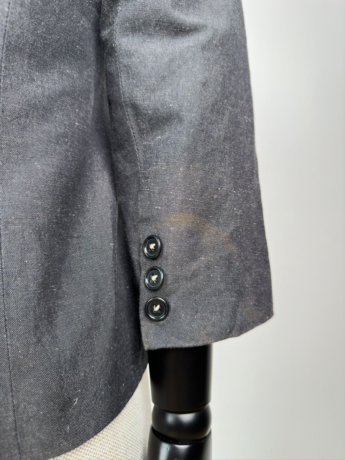 Other TOAST Linen Cotton Grey Double Breasted Blazer Jacket Size M / US 6-8 / IT 42-44 - 11 Thumbnail