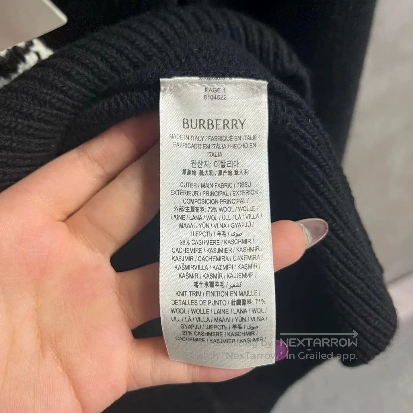 Burberry burberry black hoodie with logo design. Size US S / EU 44-46 / 1 - 3 Thumbnail