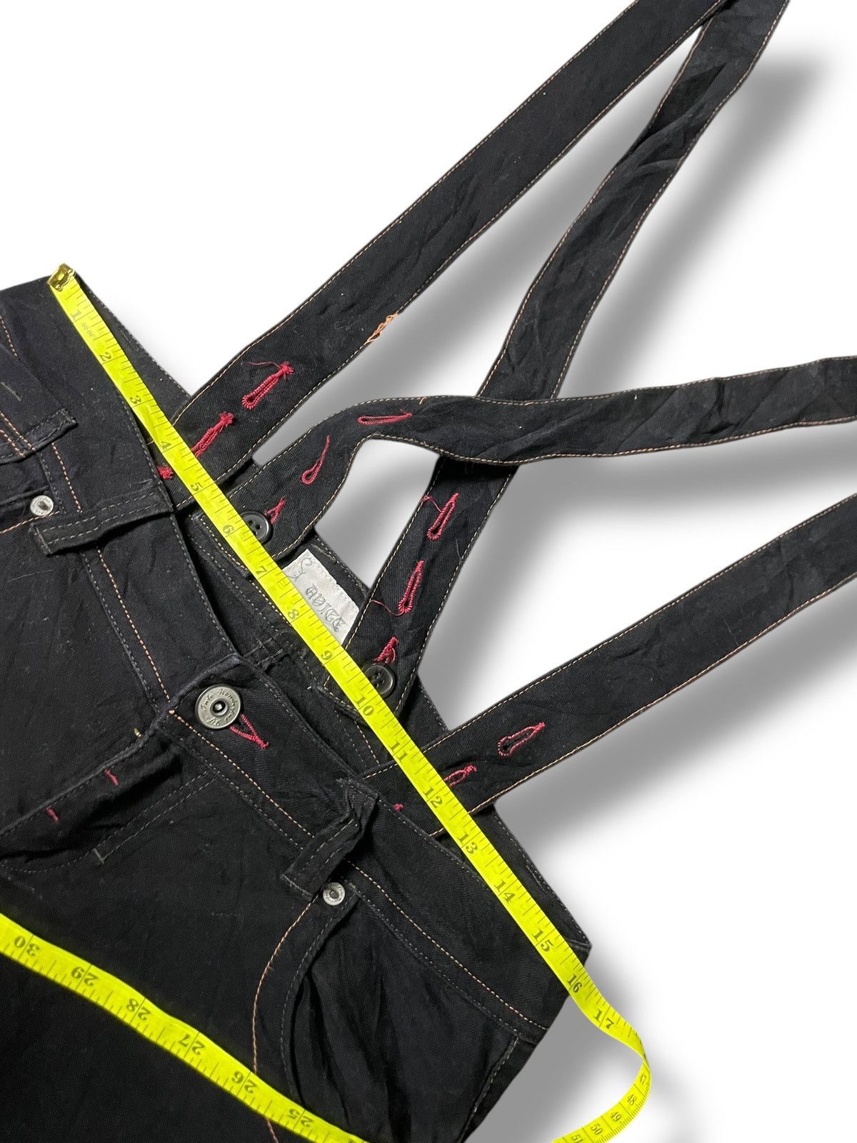 Japanese Brand × Seditionaries × Vintage Vintage AVICE Gothic Flare Jeans Bondage (78) Size US 32 / EU 48 - 6 Thumbnail