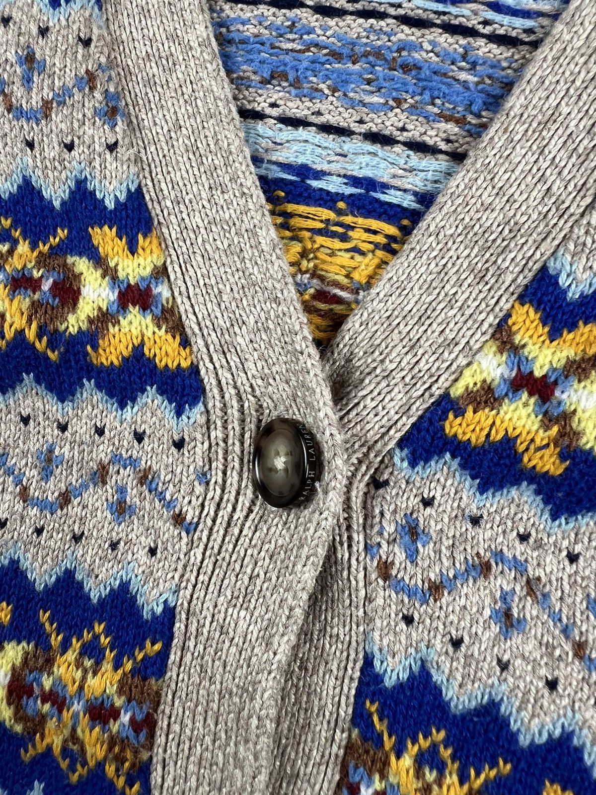 Ralph Lauren Polo Ralph Lauren Fair Isle Avant Gard Cardigan Sweater Size S / US 4 / IT 40 - 10 Thumbnail