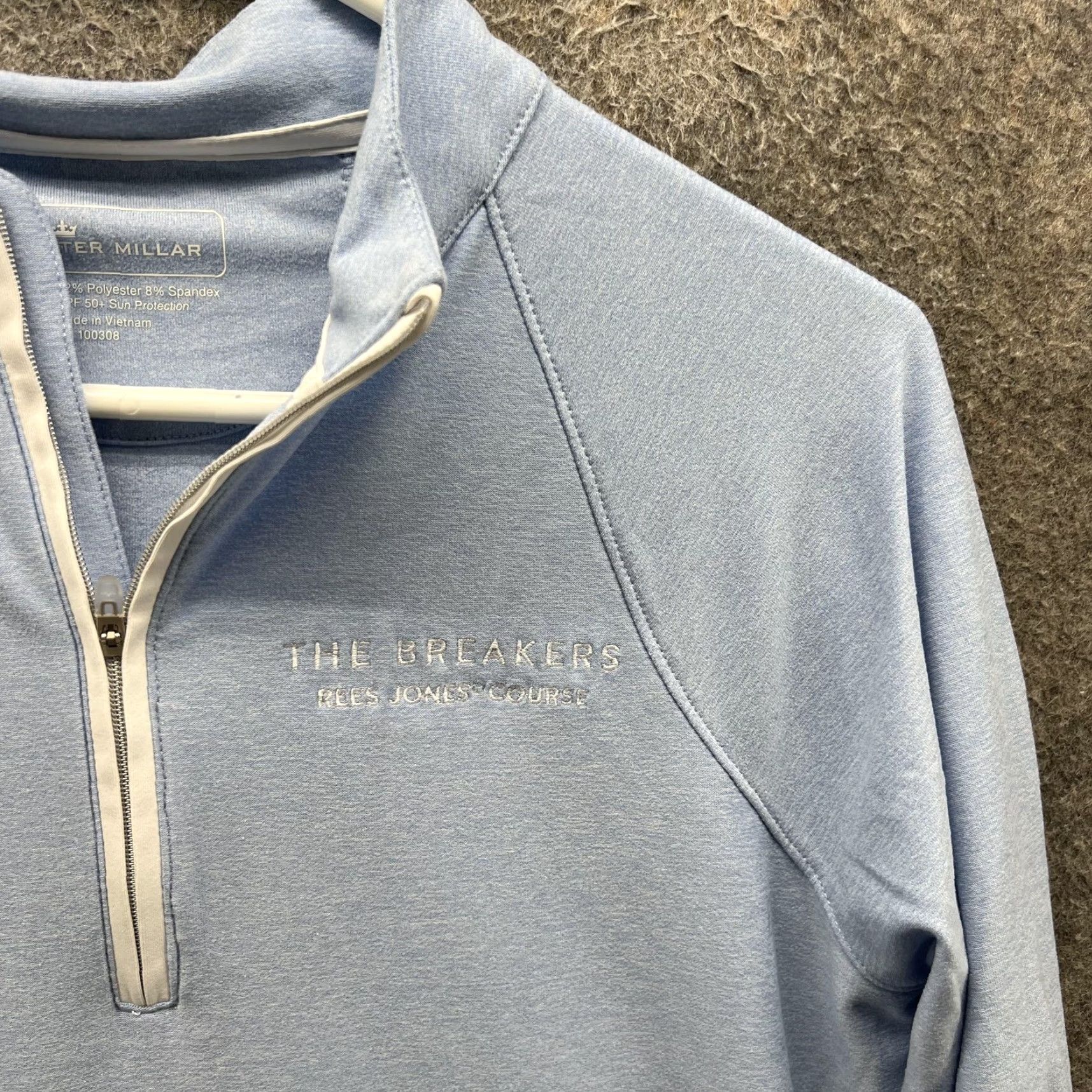 Peter Millar Peter Millar Pullover Womens M Blue 1/4 Zip Golf Shirt The Breakers Course Size M / US 6-8 / IT 42-44 - 7 Thumbnail