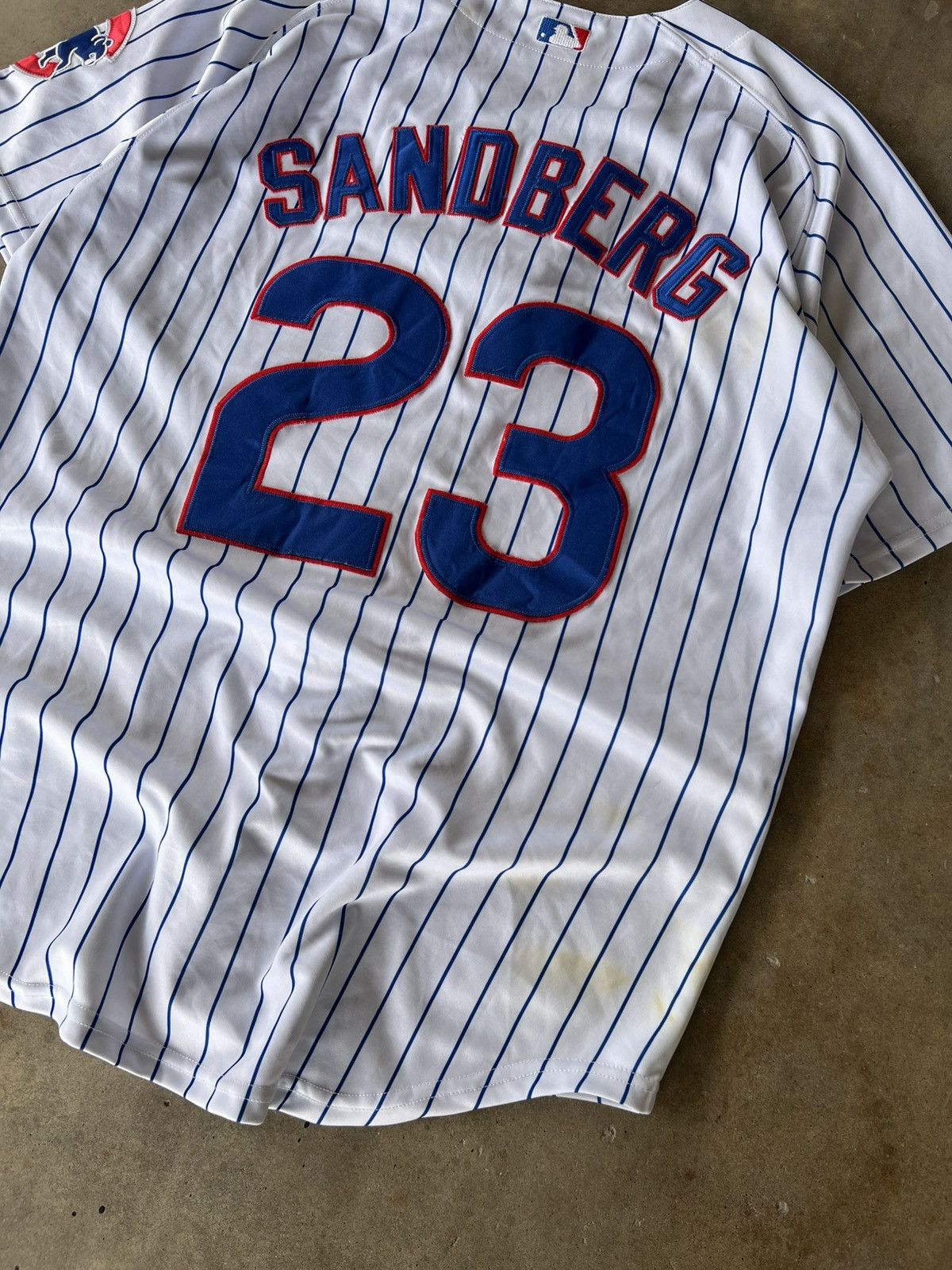 Vintage Vintage MLB Chicagos Cubs Ryan Sandberg Baseball Jersey Size US XL / EU 56 / 4 - 5 Thumbnail