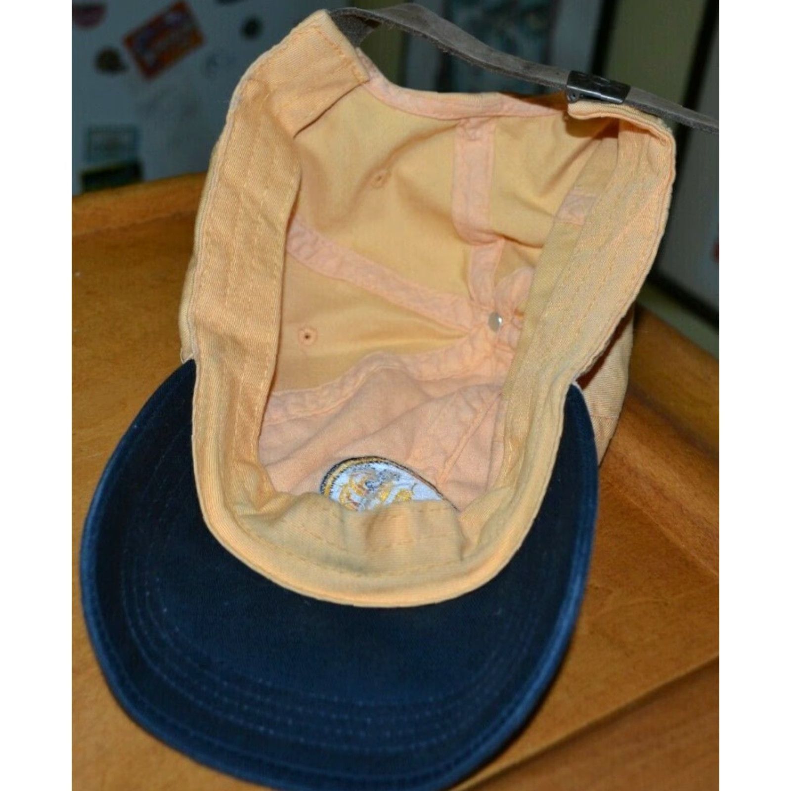 Vintage VINTAGE No Boundaries Baseball Hat Cap Yellow Unisex Adults Adjustable 90s Logo Size ONE SIZE - 3 Thumbnail