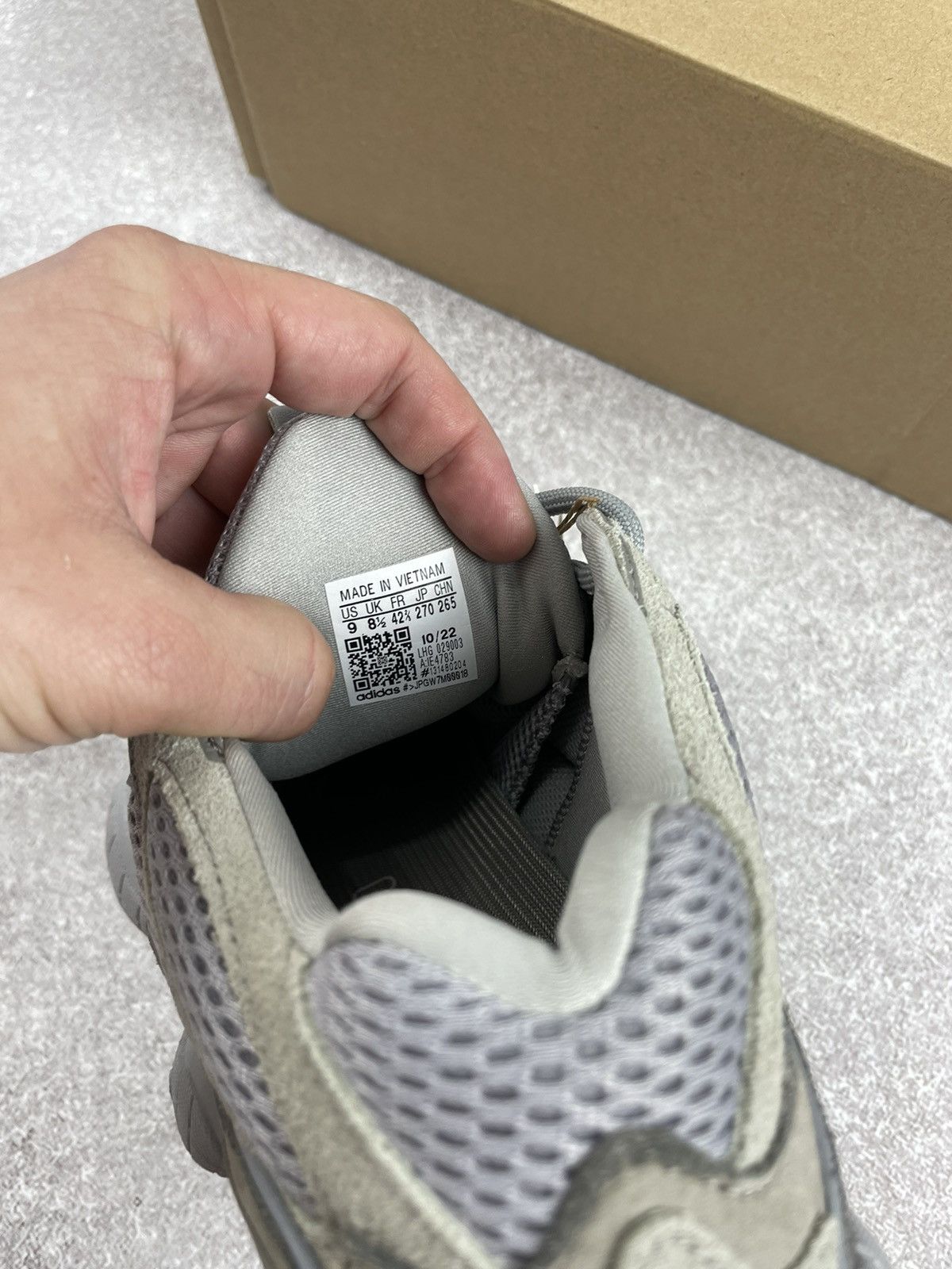 Adidas × Kanye West Adidas Kanye West Yeezy 500 Stone Salt Size 9 Size US 9 / EU 42 - 11 Thumbnail