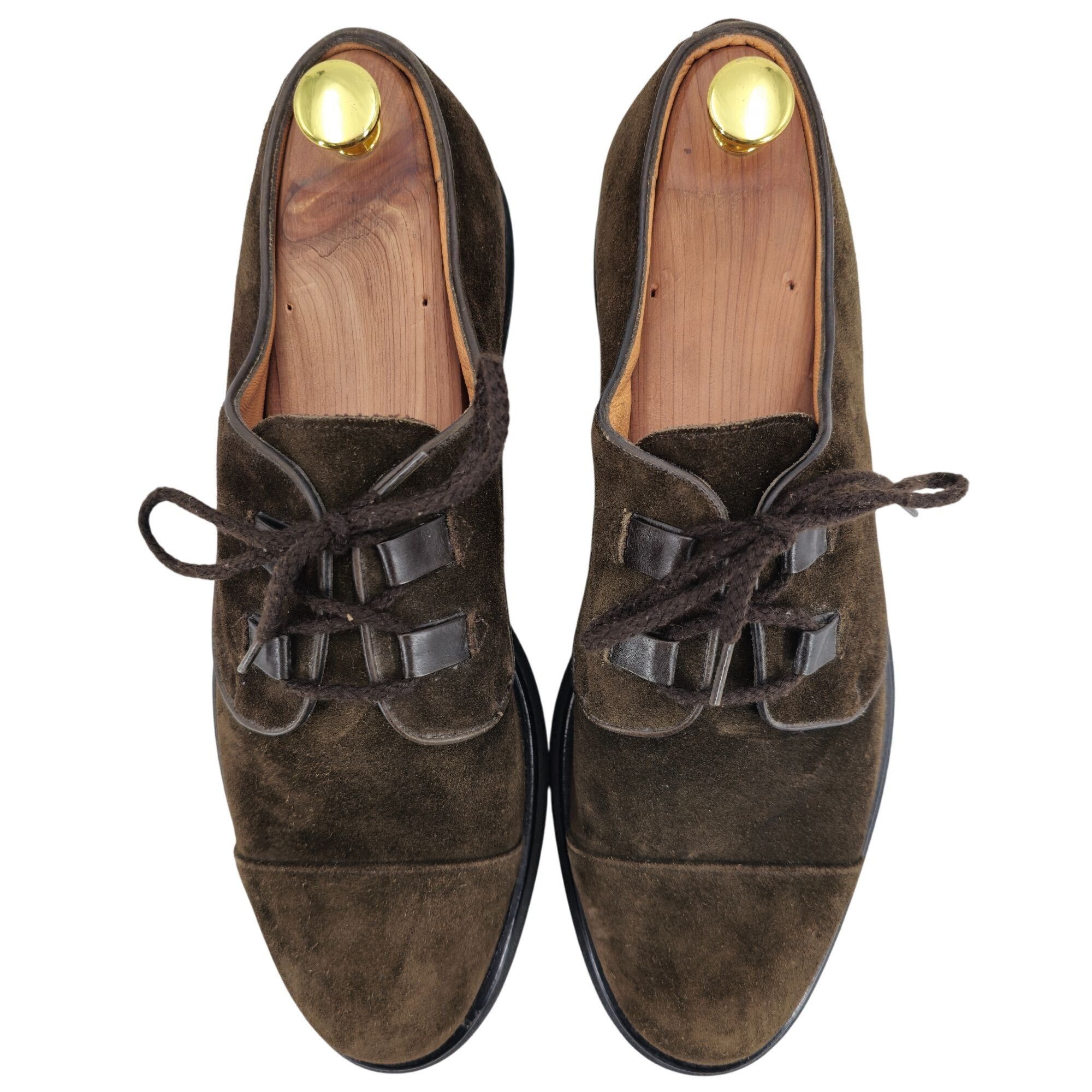 Bally Vintage Bally Switzerland Brown Suede Dress Shoes Mens 10.5 Size US 10.5 / EU 43-44 - 9 Thumbnail