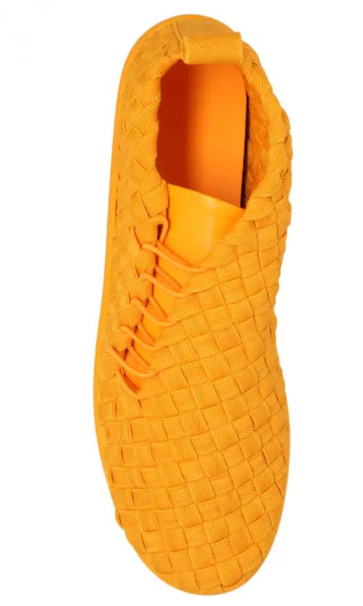 Bottega Veneta o1bcso1str0824 Plat Sneaker in Orange Size US 8 / EU 41 - 4 Thumbnail