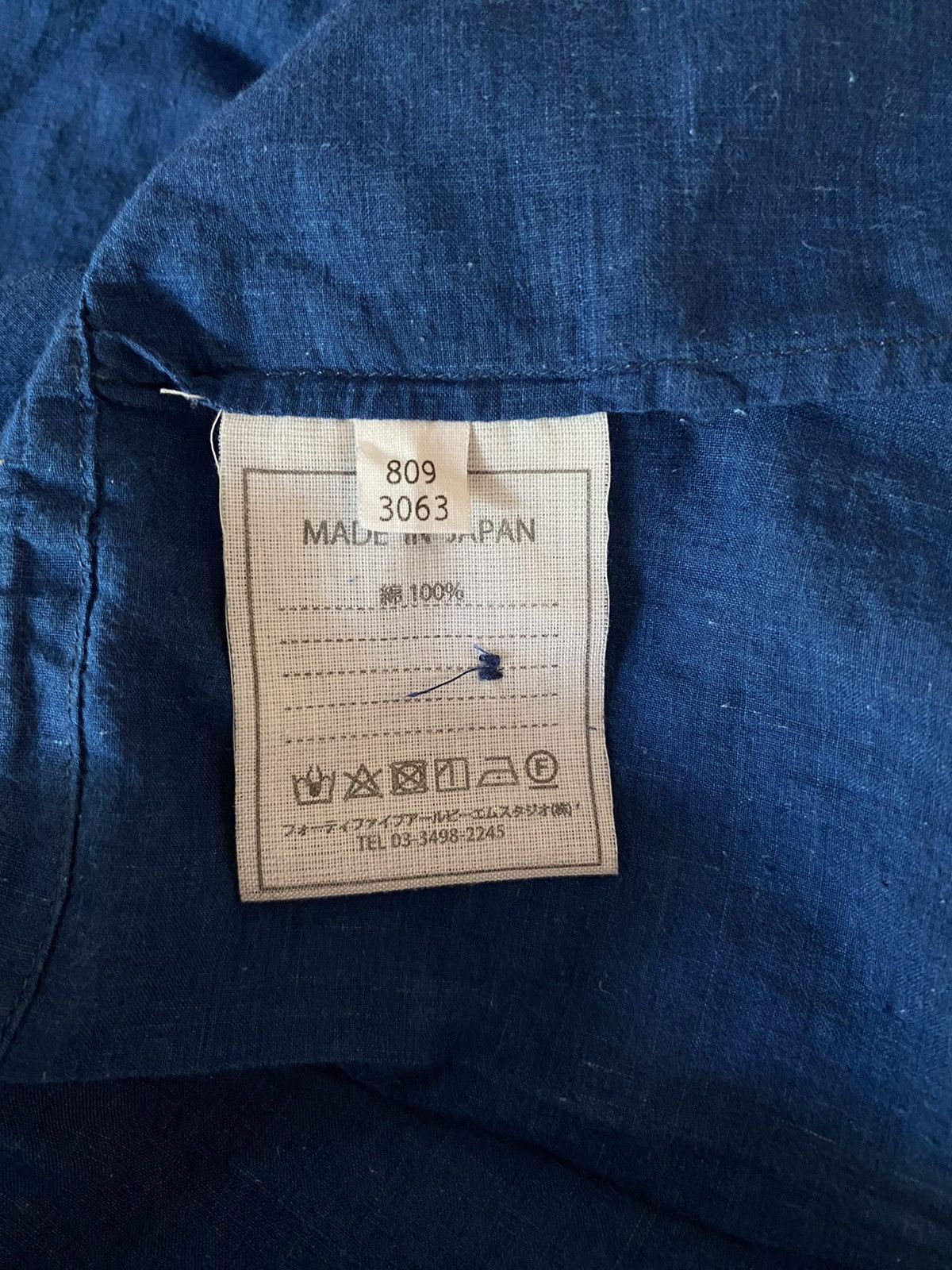 45rpm 45rpm Ruffled indigo Blouse Size XS / US 0-2 / IT 36-38 - 9 Thumbnail