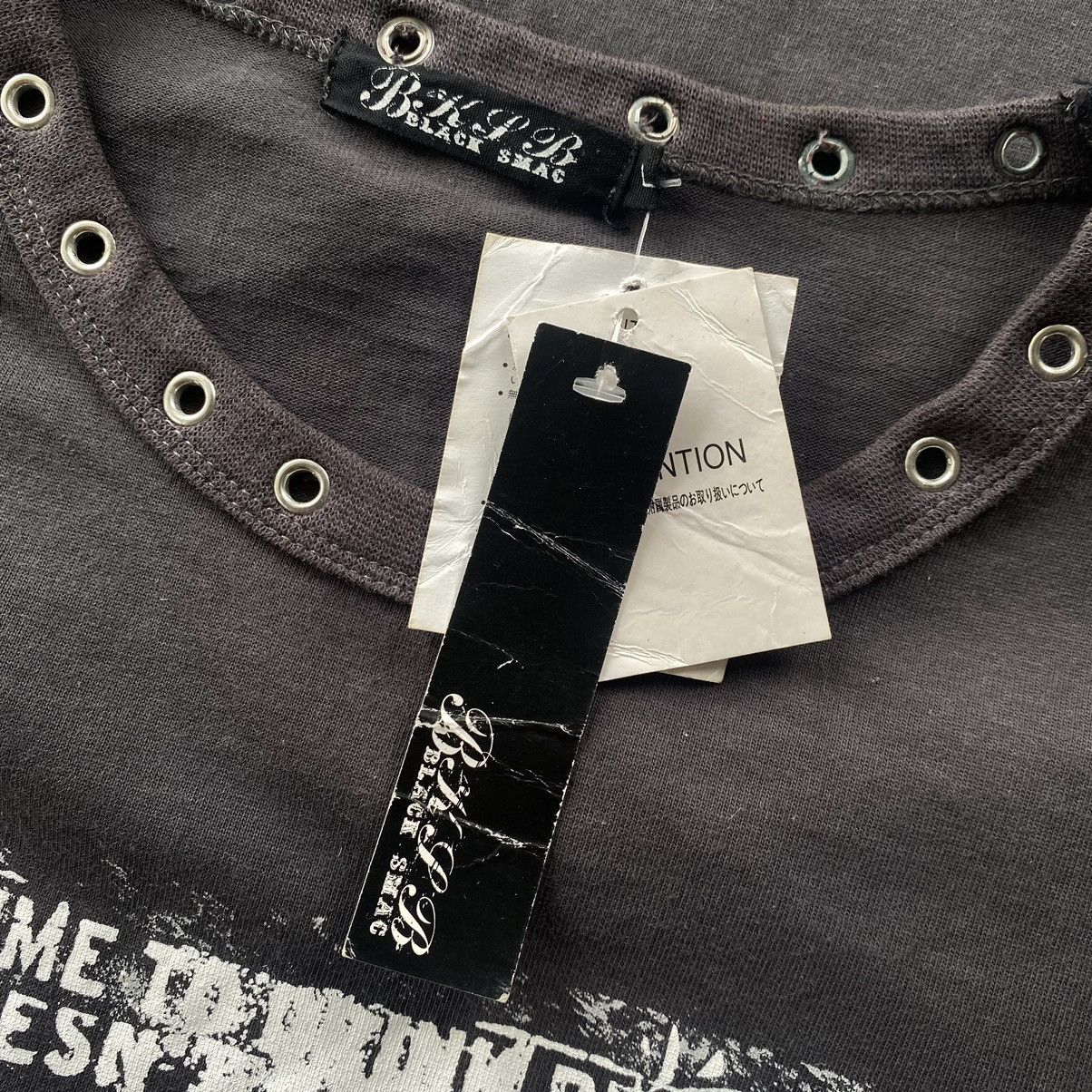 If Six Was Nine × Japanese Brand × Le Grande Bleu (L.G.B.) black smac skull T-shirt Size US M / EU 48-50 / 2 - 7 Thumbnail