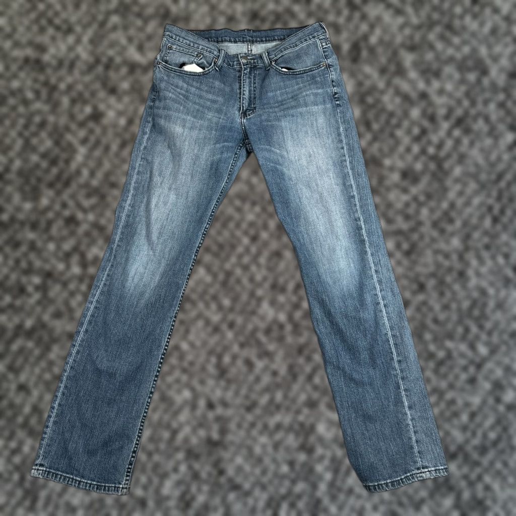 Levi's VINTAGE Levi's 514 Slim Straight Jeans Men’s 32x32 Blue Denim Mid Rise 90s Biker Style Size US 32 / EU 48 - 1 Thumbnail