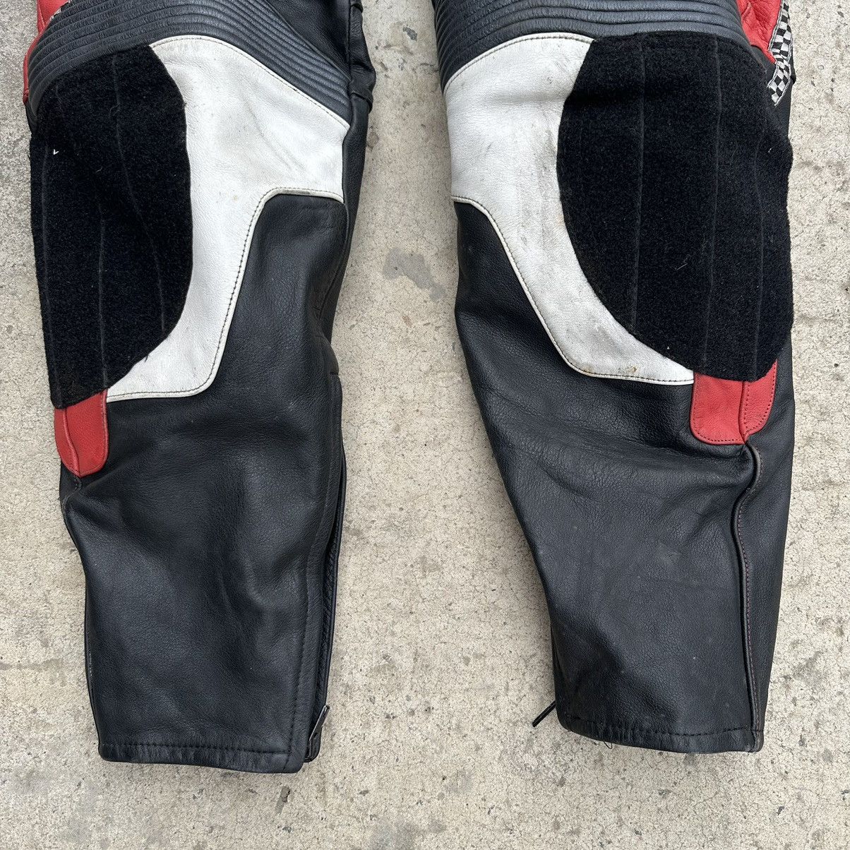 Leather Vintage Moto Leather Pants Size 58 Streetwear Y2K 00s Size US 42 / EU 58 - 3 Thumbnail