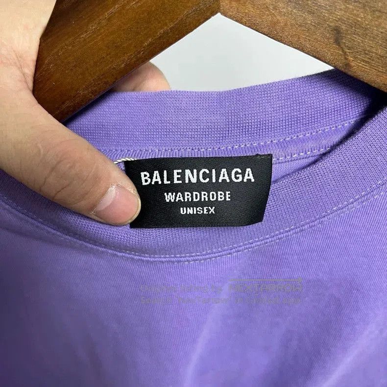 Balenciaga Balenciaga Embroidered Wave Short Sleeve. Size US XXS / EU 40 - 3 Thumbnail