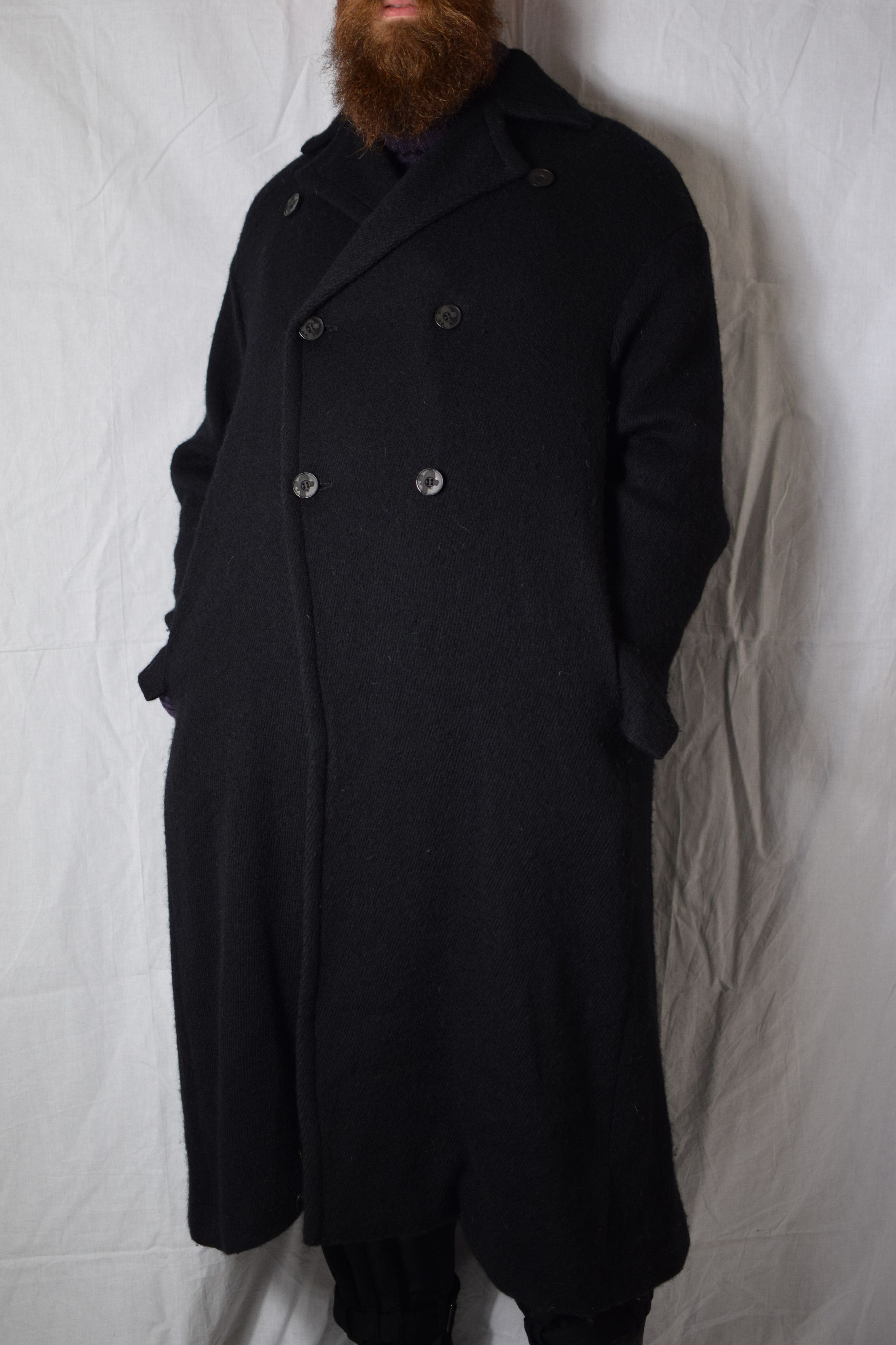 image of Julius Aw20 Dukkha Coat - 717Com1 in Black, Men's (Size Large)