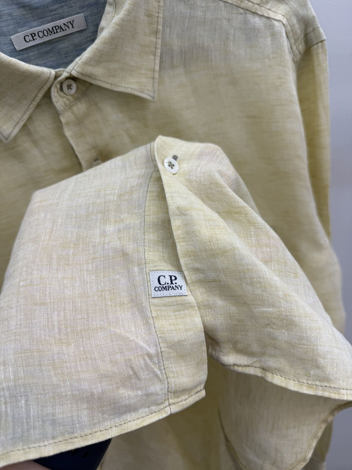 C.P. Company C.P Company Linen Shirt Size US L / EU 52-54 / 3 - 5 Thumbnail