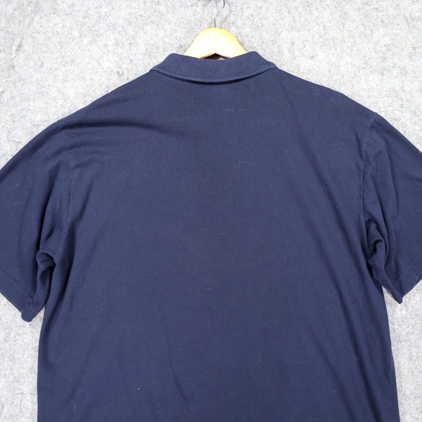 Vintage Honors Shirt Mens XL Polo Navy Excellent Short Sleeve Pocket Solid Size US XL / EU 56 / 4 - 4 Thumbnail