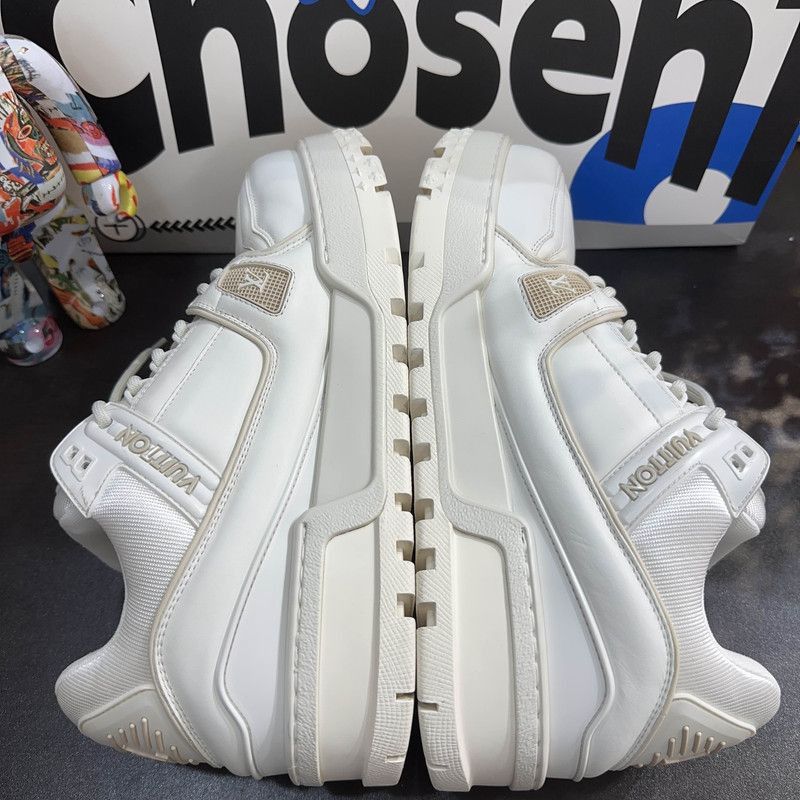 Louis Vuitton Louis Vuitton Trainer Maxi White Low Top Sneakers -2508 Size US 9 / EU 42 - 6 Thumbnail