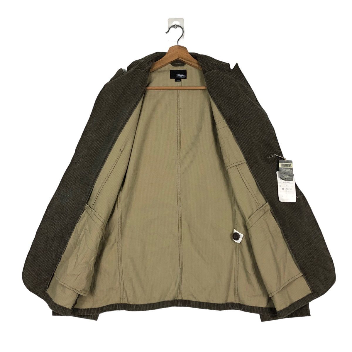 Issey Miyake 🔥Vintage Chore Hickory Work Jacket Mossimo Pigment Size US L / EU 52-54 / 3 - 13 Thumbnail