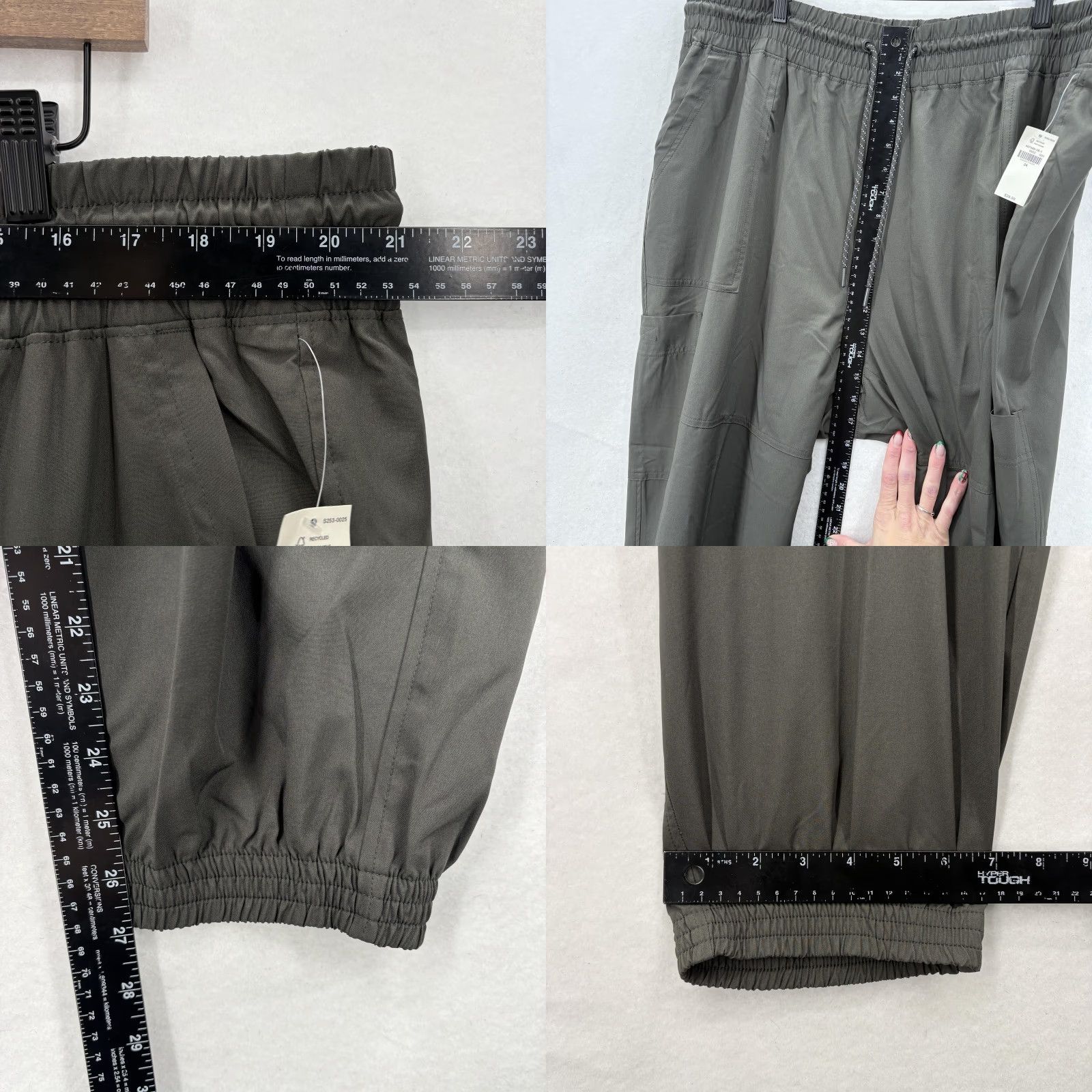 Old Navy Old Navy Jogger Pants Womens 2X Green StretchTech Quick Dry NWT Extra High Rise Pockets Gym & Training Activewear Womens Plus Regular Size 40" / US 18 - 8 Thumbnail