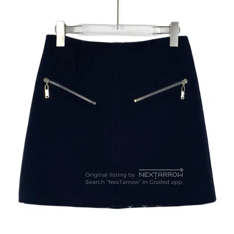 Louis Vuitton Louis Vuitton Navy Blue Women's Mini Skirt . Size 23" - 1 Thumbnail