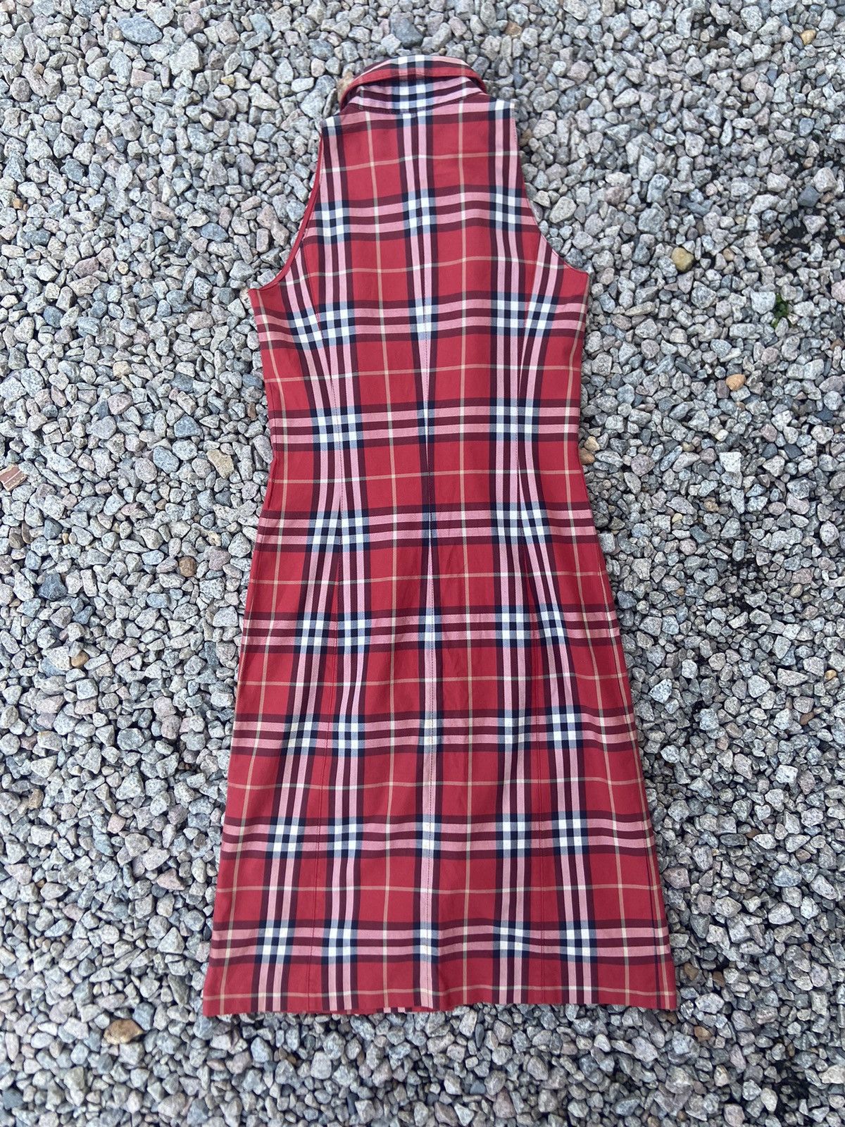 Burberry × Burberry Prorsum Burberry blue label sleeveless dress checkered Size S / US 4 / IT 40 - 12 Thumbnail