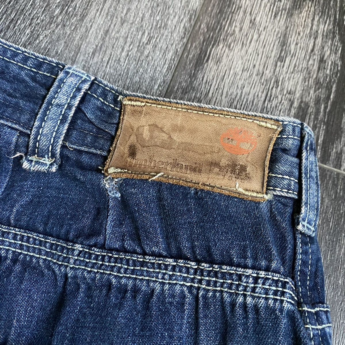 Timberland × Vintage Vintage 1990s Timberland Carpenter Baggy Denim Jeans 33x30 Size US 33 - 4 Thumbnail