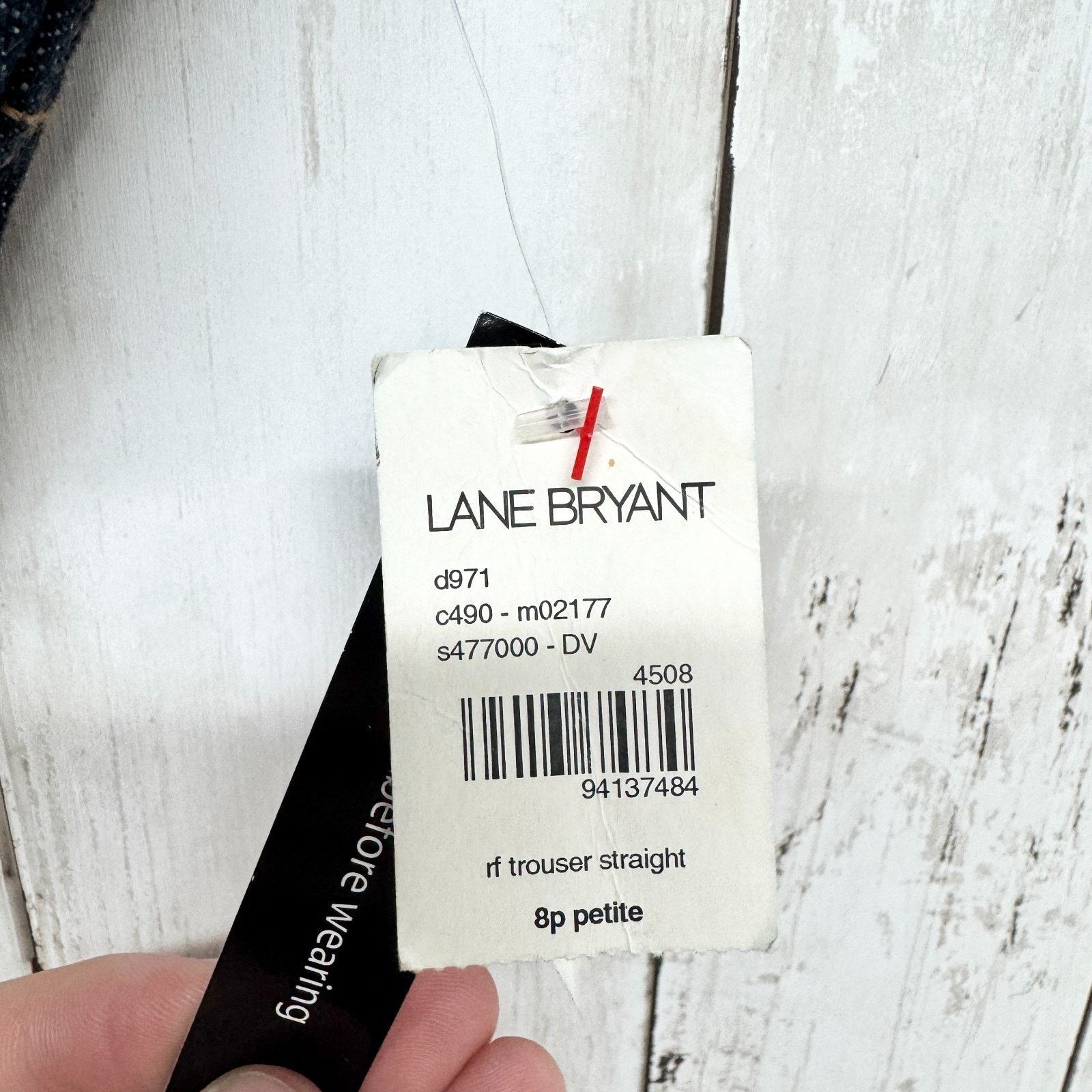 Other Lane Bryant Pants Size 8P Petite RF Trouser Straight Denim Size 30" / US 8 / IT 44 - 3 Thumbnail