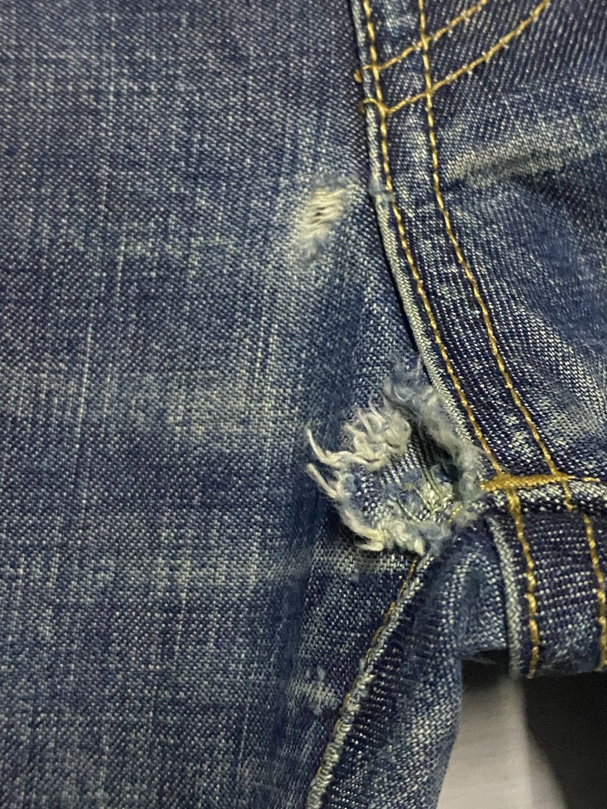 Japanese Brand Vintage Japan Brand Lideal Mud Wash Selvedge Slim Fit Jeans Size US 36 / EU 52 - 8 Thumbnail