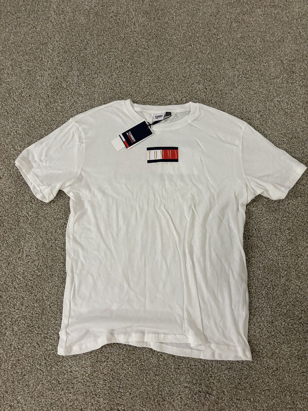Tommy Hilfiger × Vintage White Tommy Hilfiger Shirt Size US XL / EU 56 / 4 - 3 Thumbnail